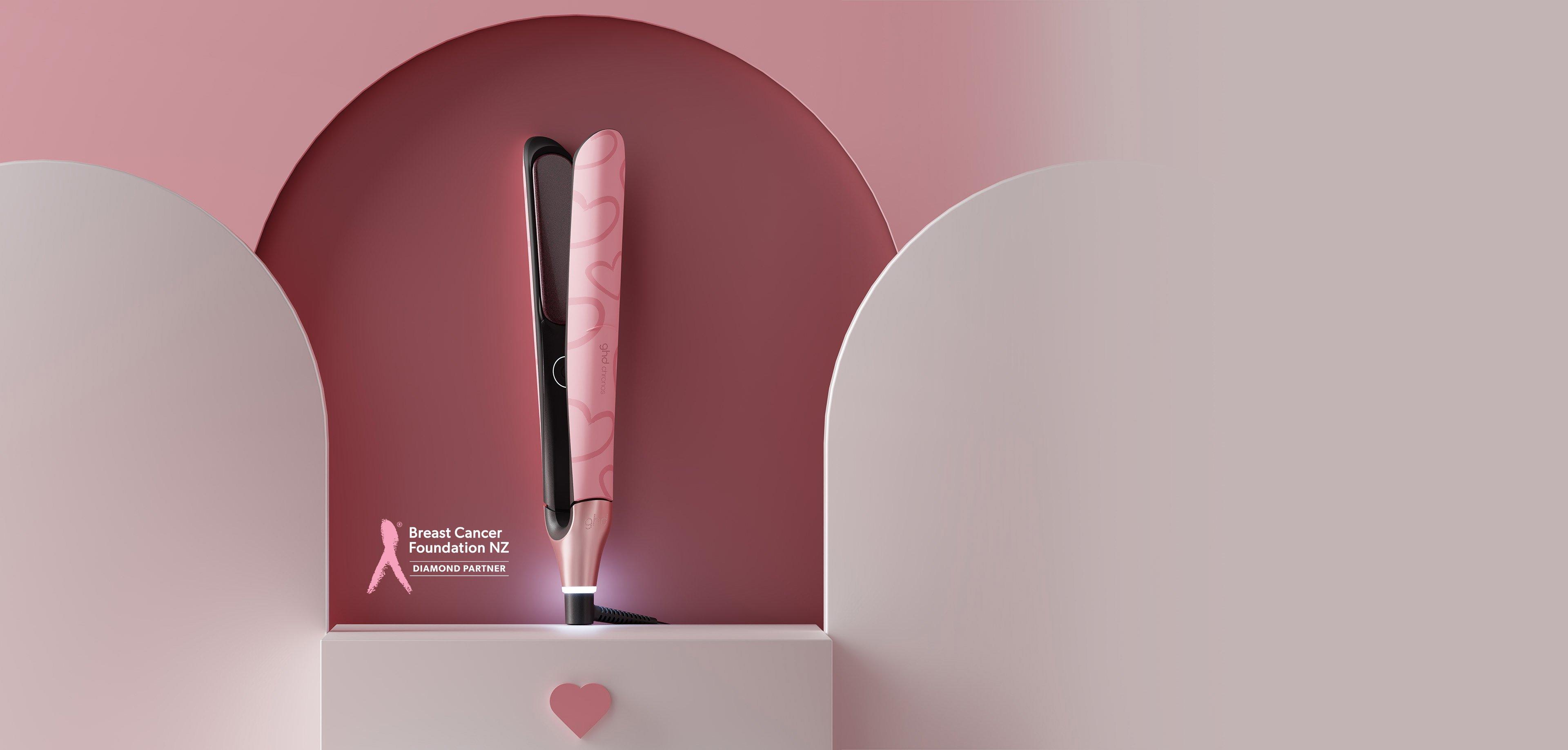 NEW GHD CHRONOS PROFESSIONAL HAIR STRAIGHTENER (26MM PLATE) DUSTED PINK