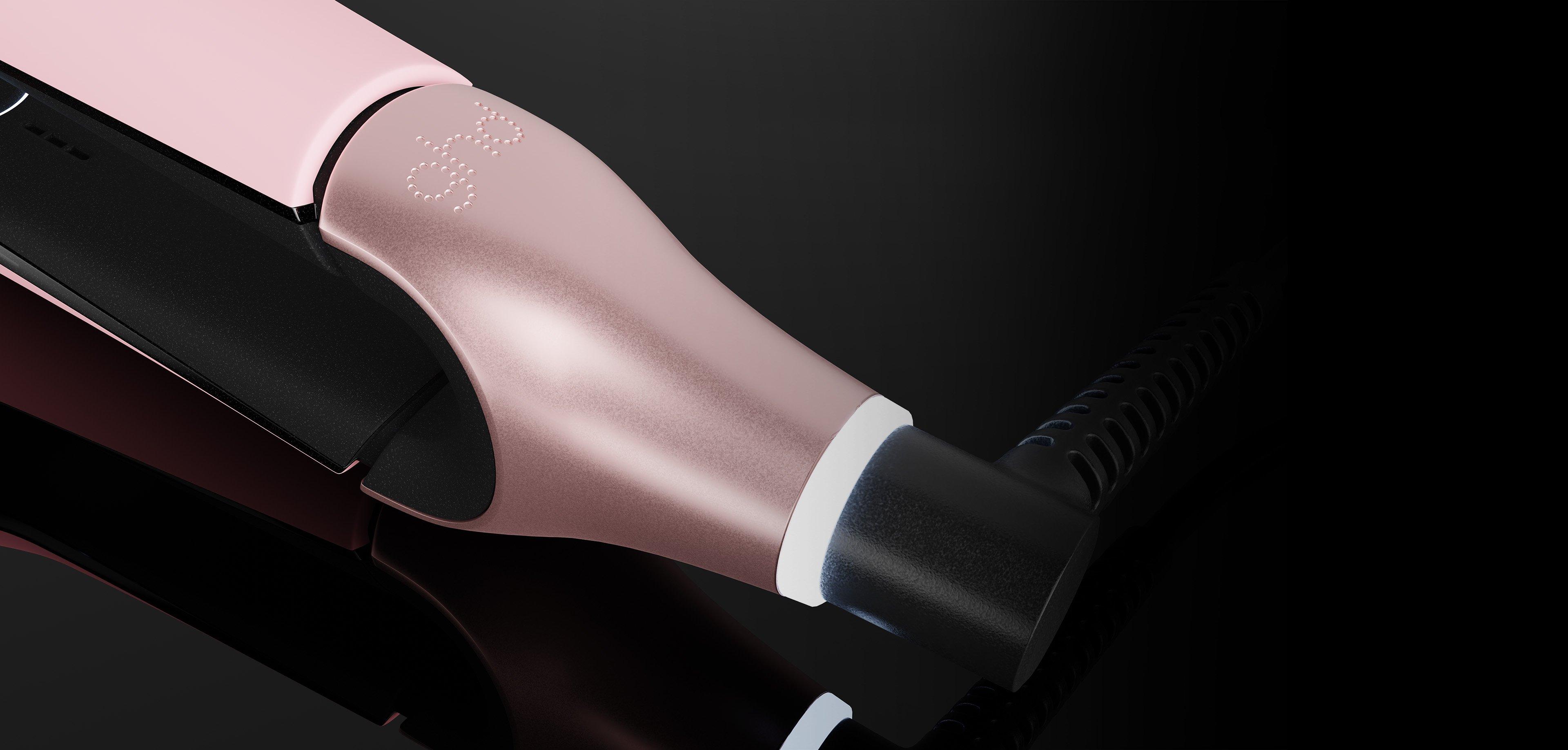 NUOVA GHD PIASTRA ROSA CHRONOS MAX PIASTRA LARGA PER CAPELLI LUNGHI (LAMELLE 43MM) DUSTED PINK