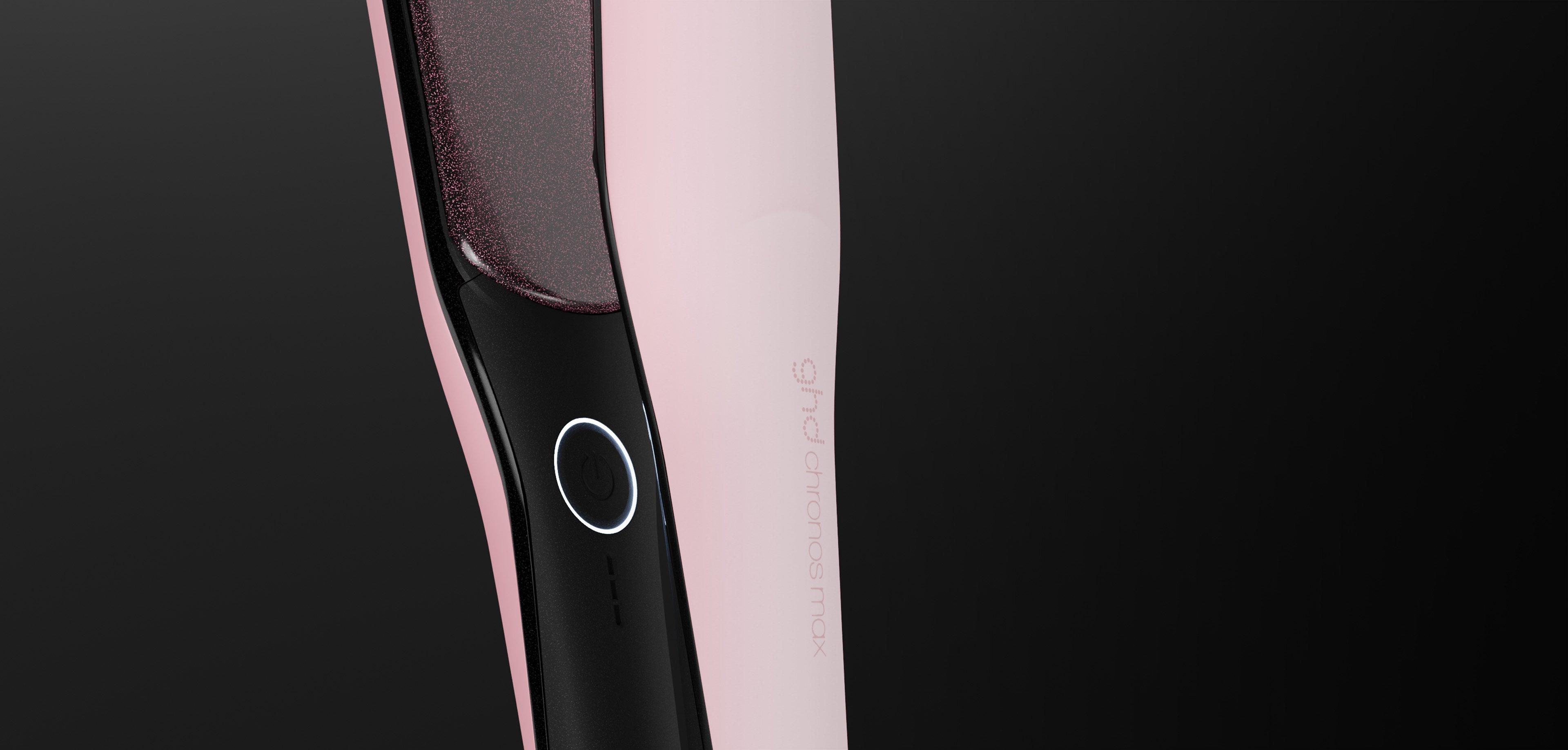 NUOVA GHD PIASTRA ROSA CHRONOS MAX PIASTRA LARGA PER CAPELLI LUNGHI (LAMELLE 43MM) DUSTED PINK