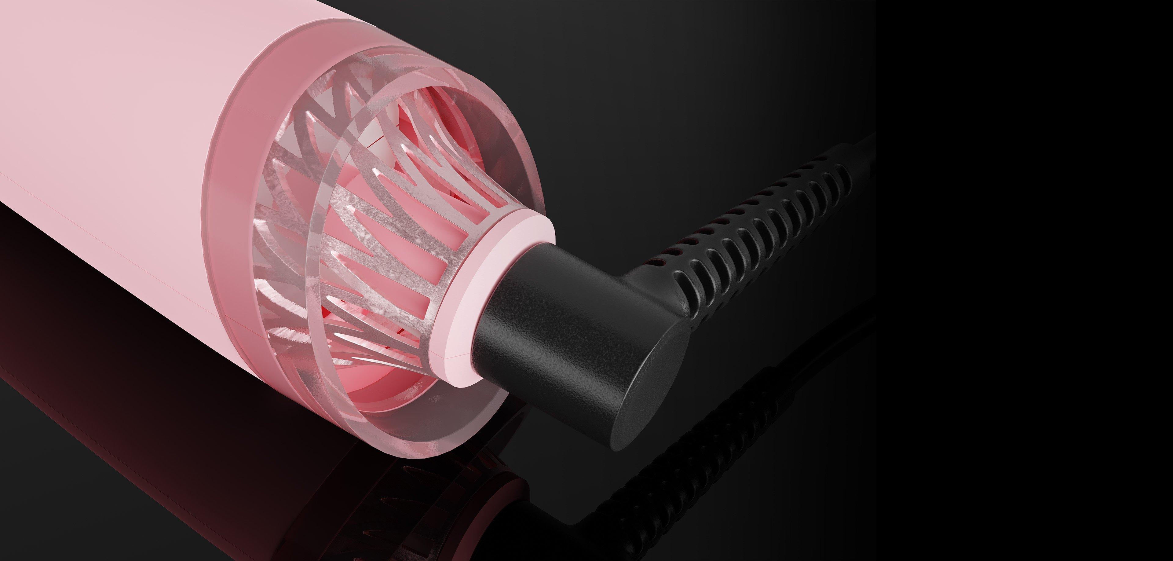NEW GHD DUET BLOWDRY HAIR DRYER BRUSH IN DUSTED PINK