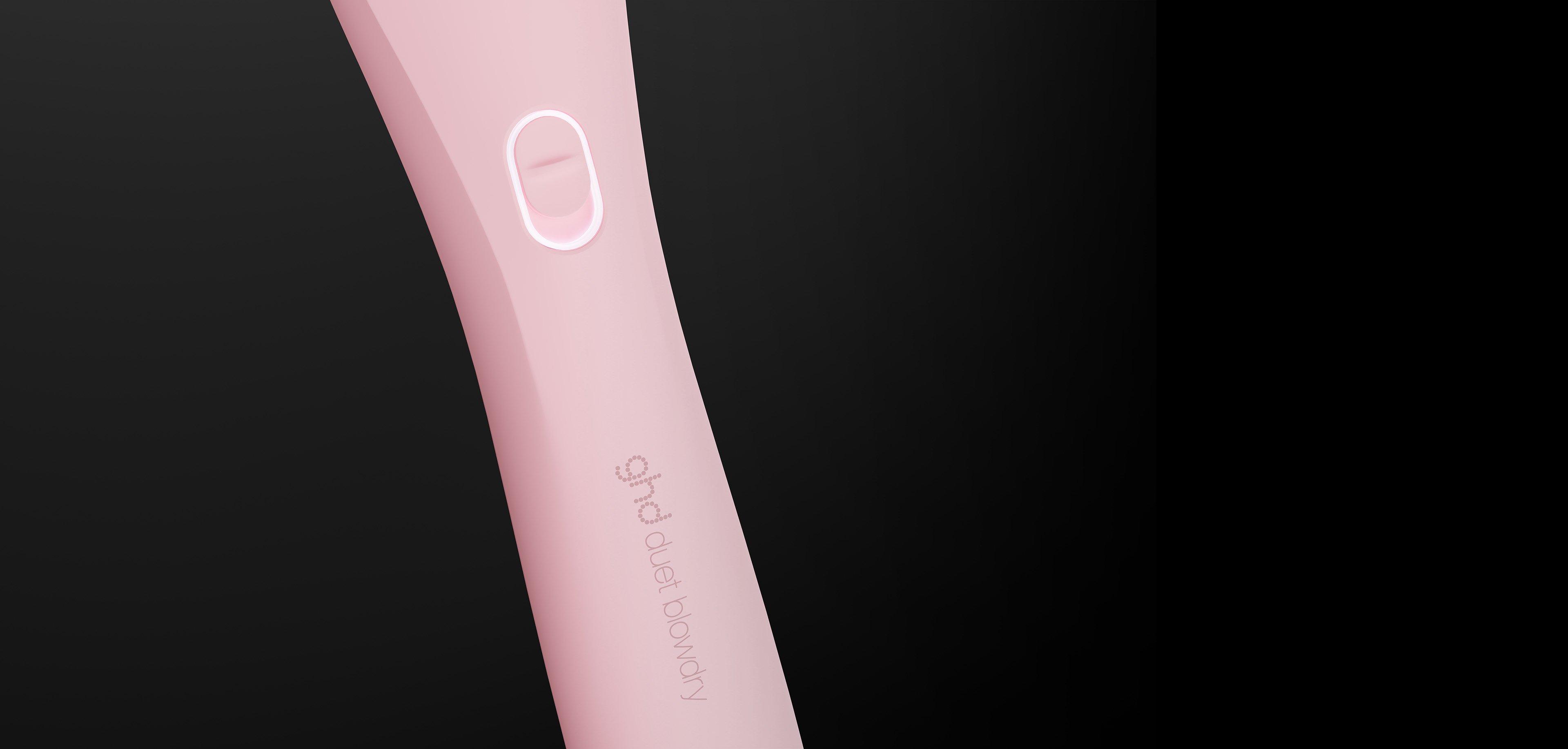 NEW GHD DUET BLOWDRY HAIR DRYER BRUSH IN DUSTED PINK
