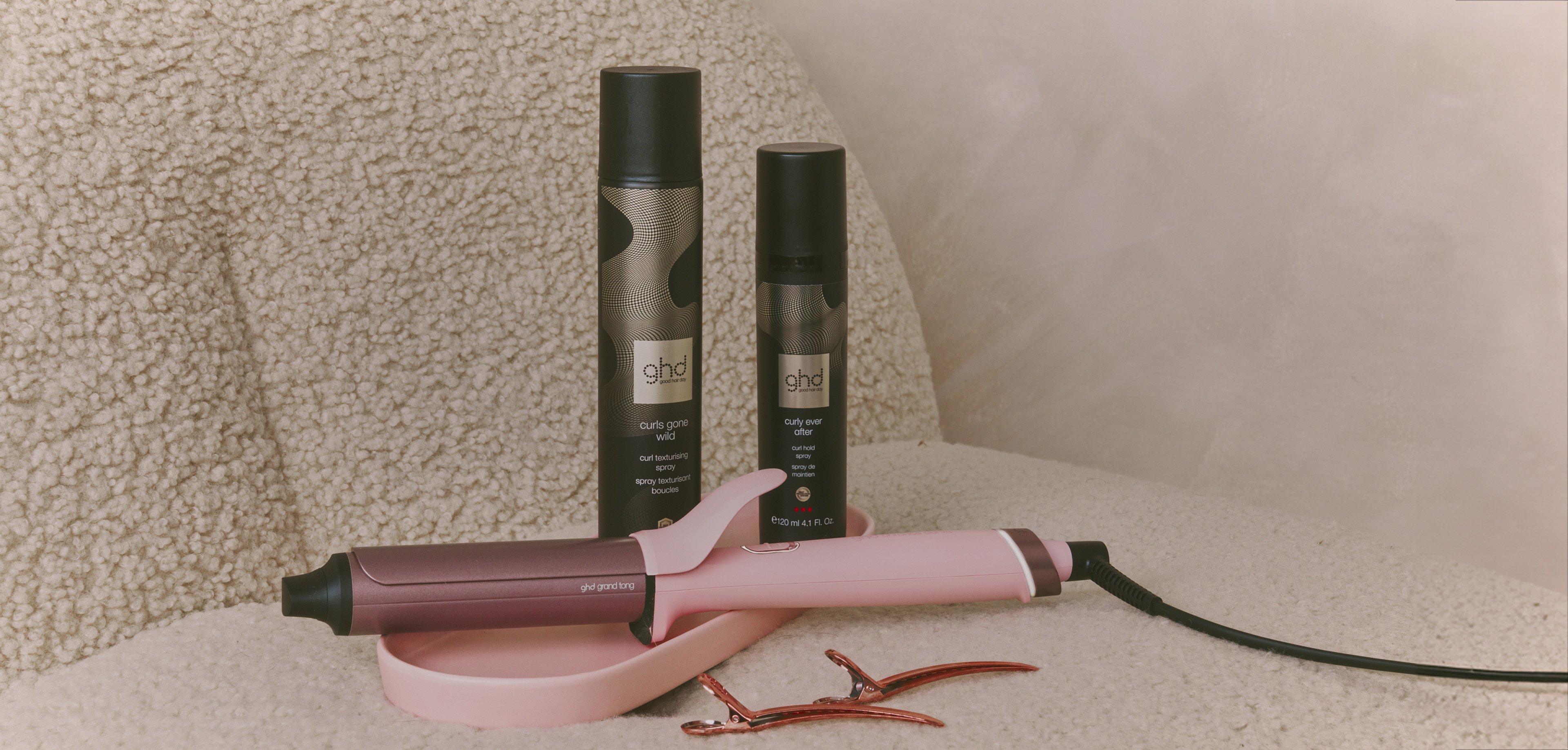 NEW GHD CHRONOS CURVE GRAND TONG (32MM BARREL) DUSTED PINK FOR BIG VOLUMINOUS CURLS