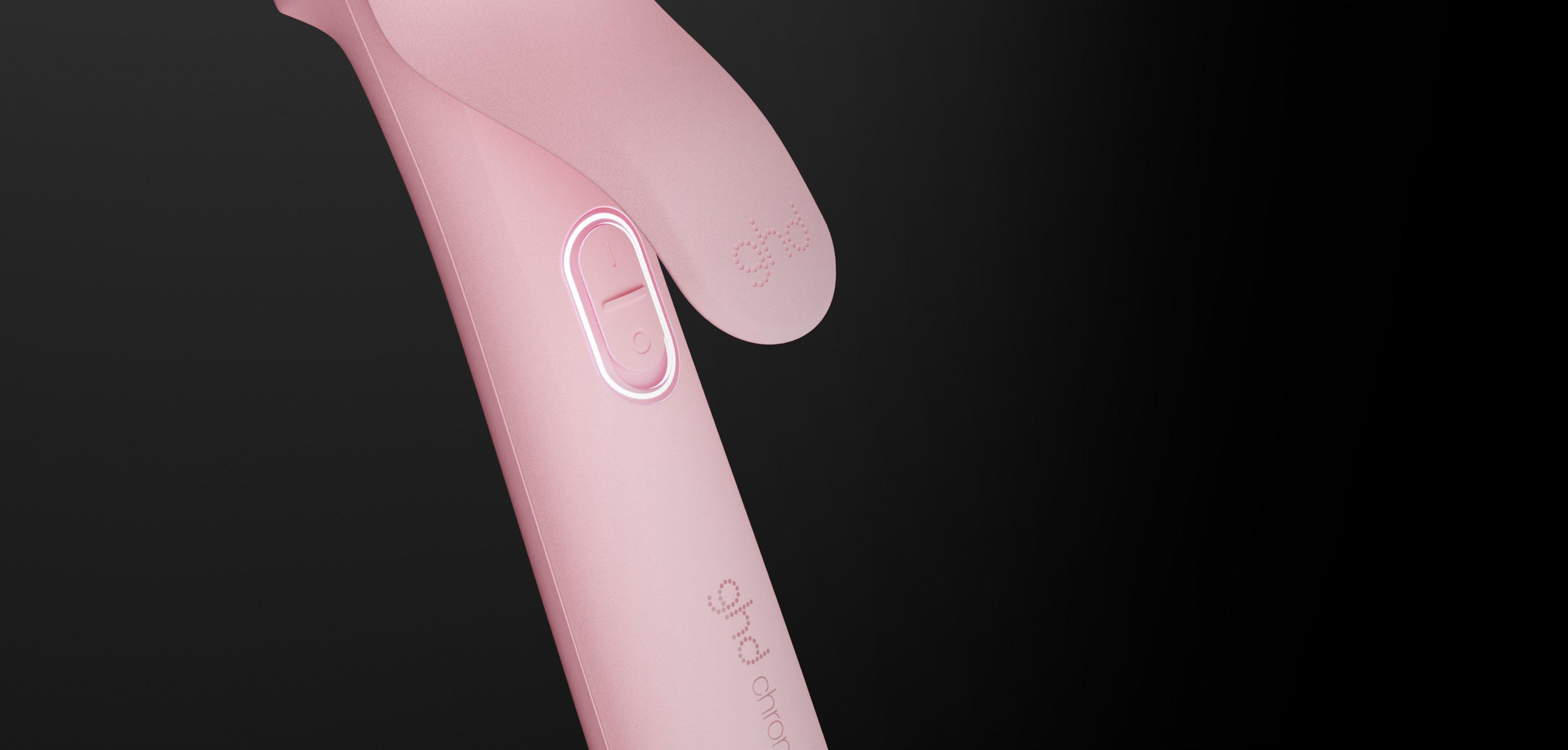 NEW GHD CHRONOS CURVE GRAND TONG (32MM BARREL) DUSTED PINK FOR BIG VOLUMINOUS CURLS