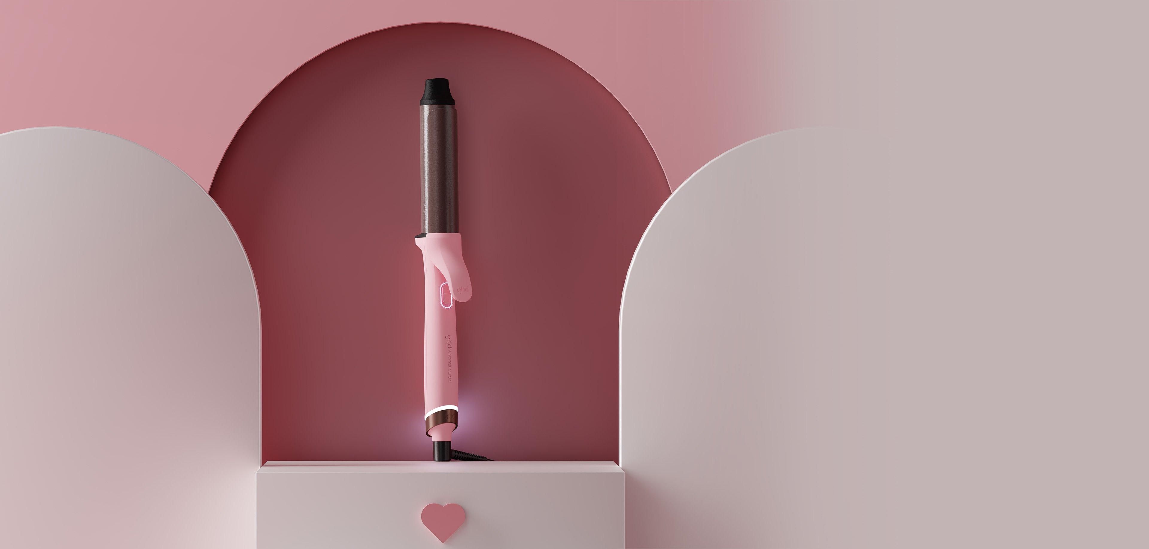 NEW GHD CHRONOS CURVE GRAND TONG (32MM BARREL) DUSTED PINK FOR BIG VOLUMINOUS CURLS
