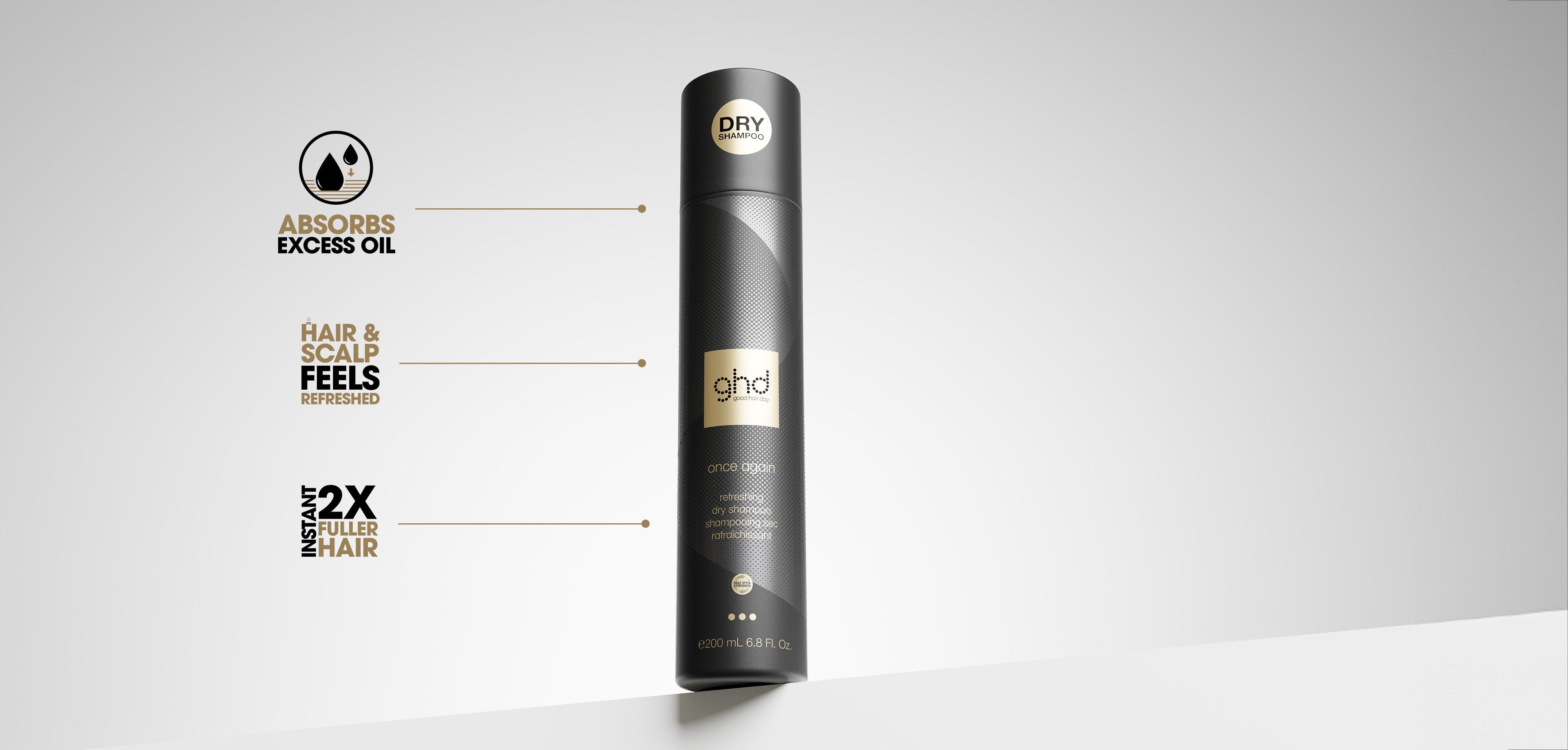 全新 GHD ONCE AGAIN 清爽煥新淨髮噴霧 -輕盈乾洗髮噴霧