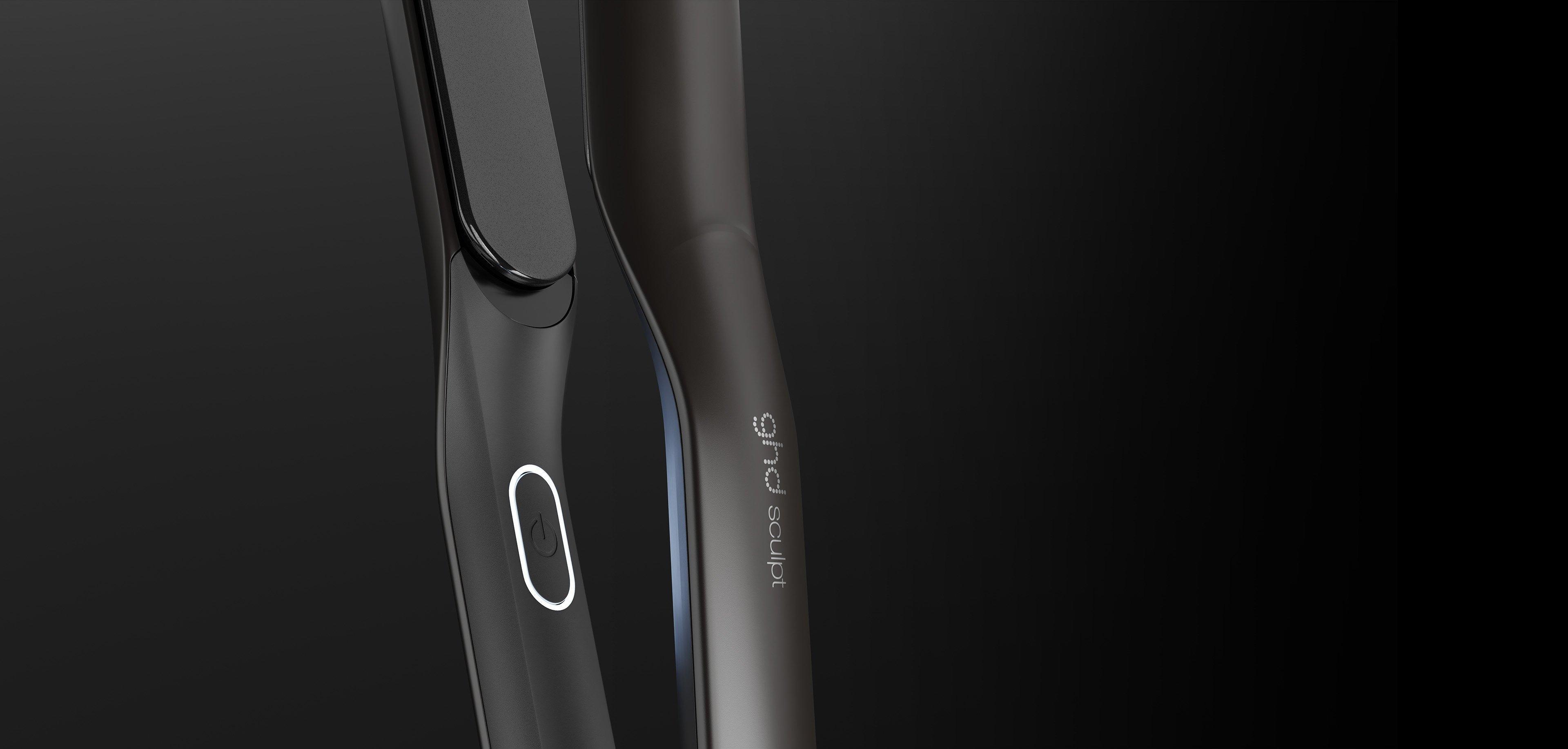 NEW GHD SCULPT INTERACTIVE HAIR STRAIGHTENER BLACK