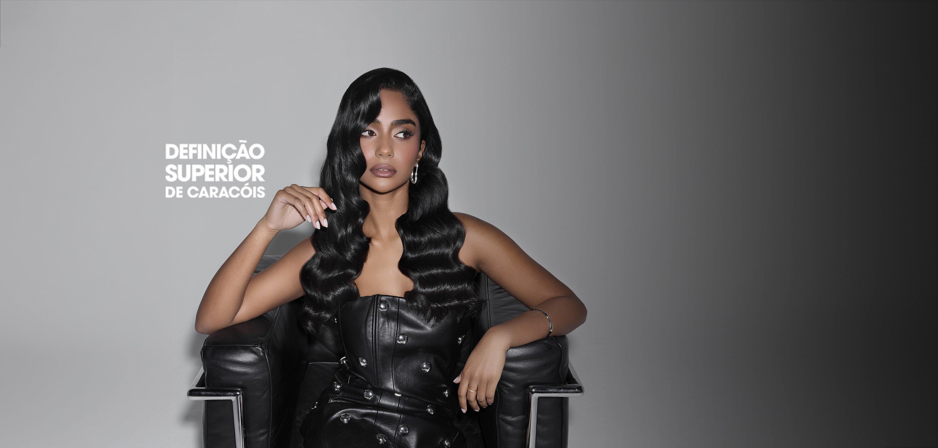 Prancha de cabelo interativa ghd sculpt preta