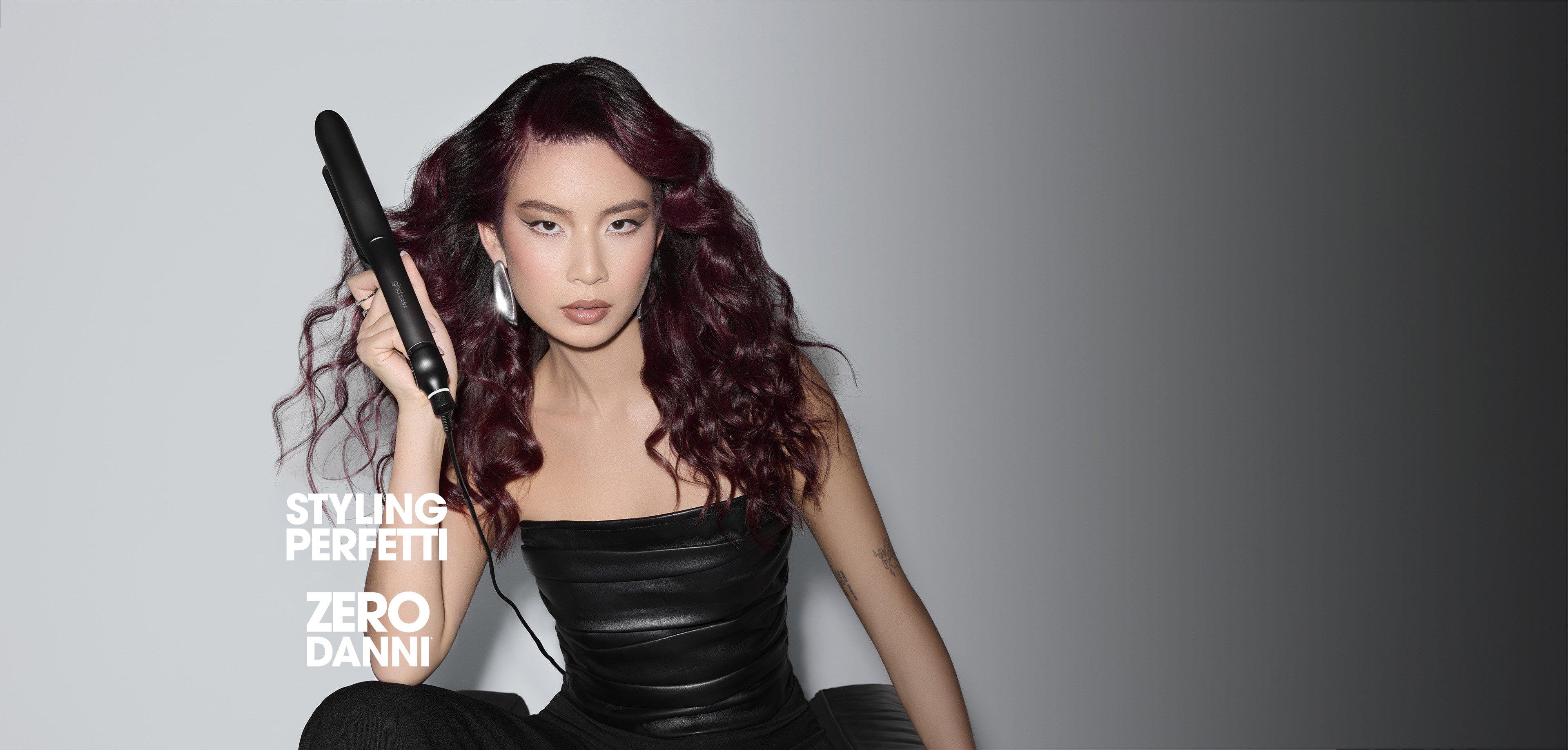 NUOVA GHD SCULPT PIASTRA PER CAPELLI NERA INTERATTIVA (LAMELLE 26MM)