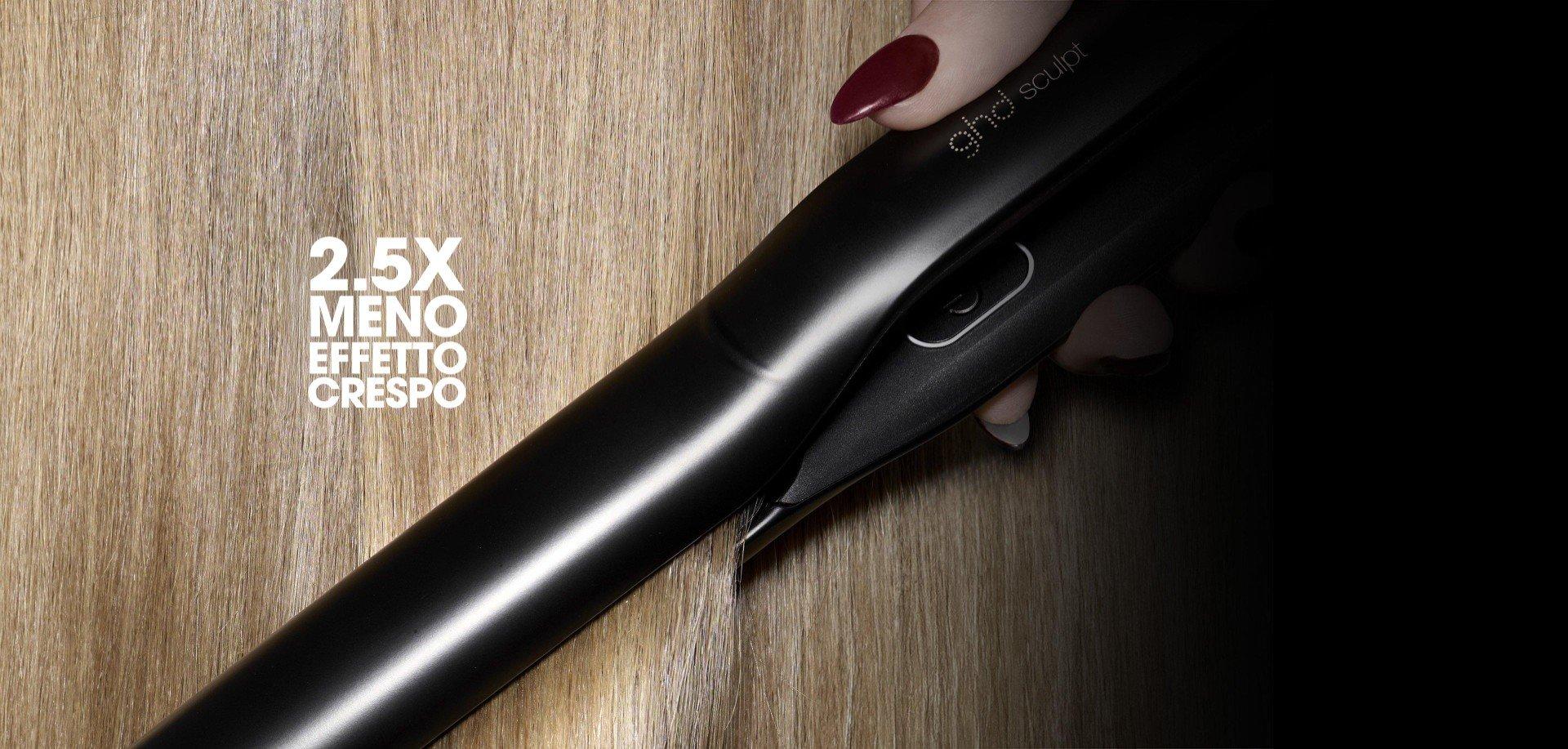 NUOVA GHD SCULPT PIASTRA PER CAPELLI NERA INTERATTIVA (LAMELLE 26MM)