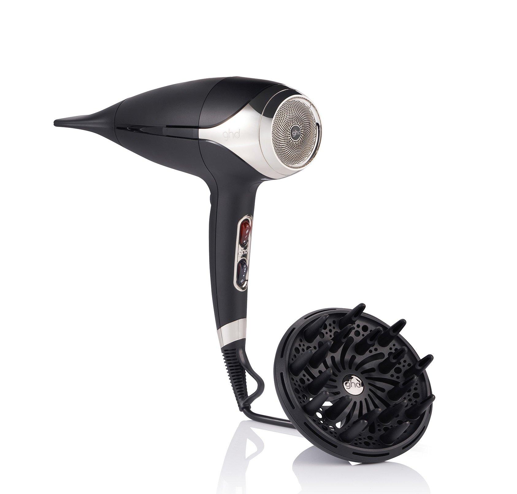 ghd Helios Professional Hair Dryer In Black Bundle, Black Bundle Set