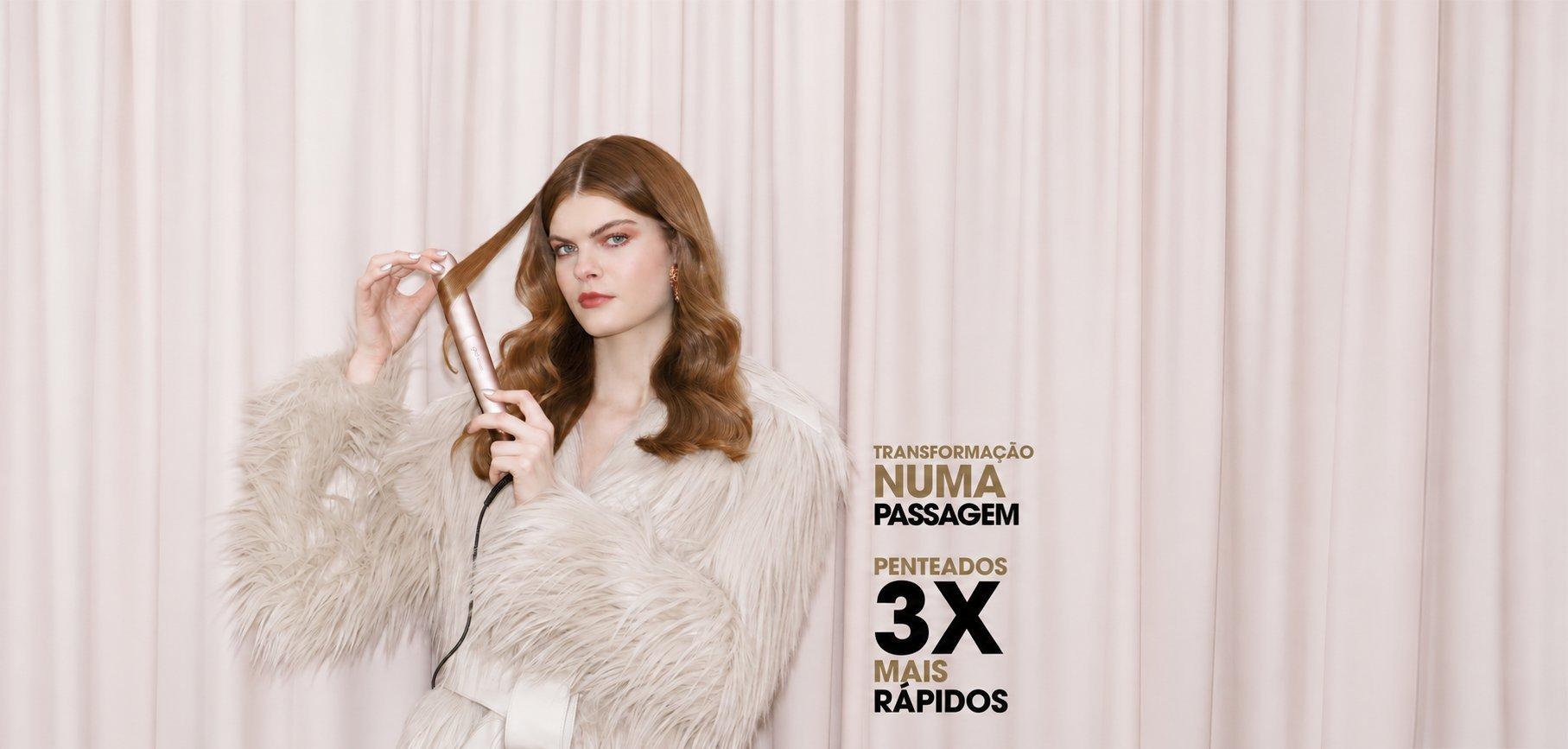 ghd Deluxe gift set em Beige Cashmere