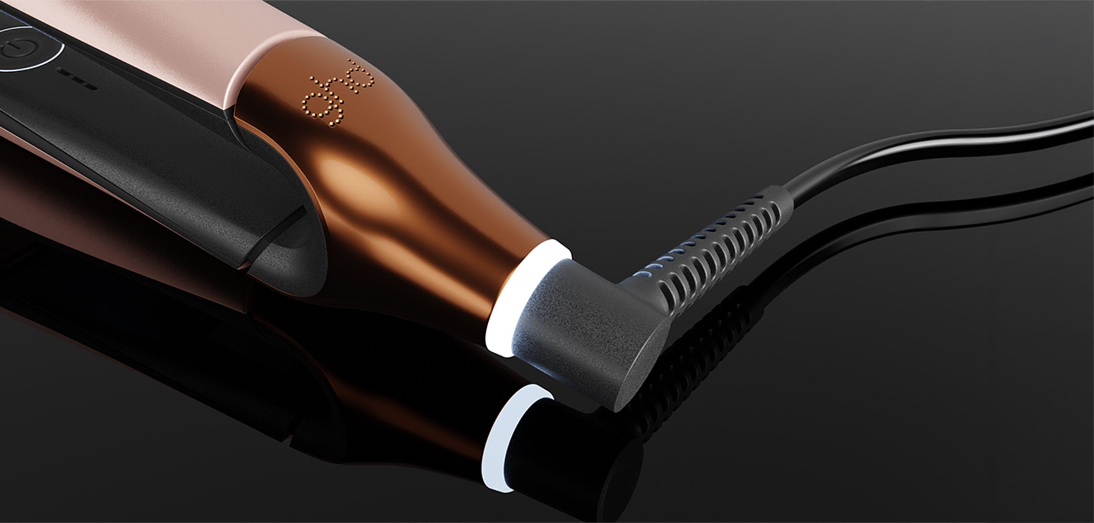 NEW GHD DELUXE HAIR DRYER AND STRAIGHTENER GIFT SET IN CASHMERE BEIGE (TOTAL VALUE £668)