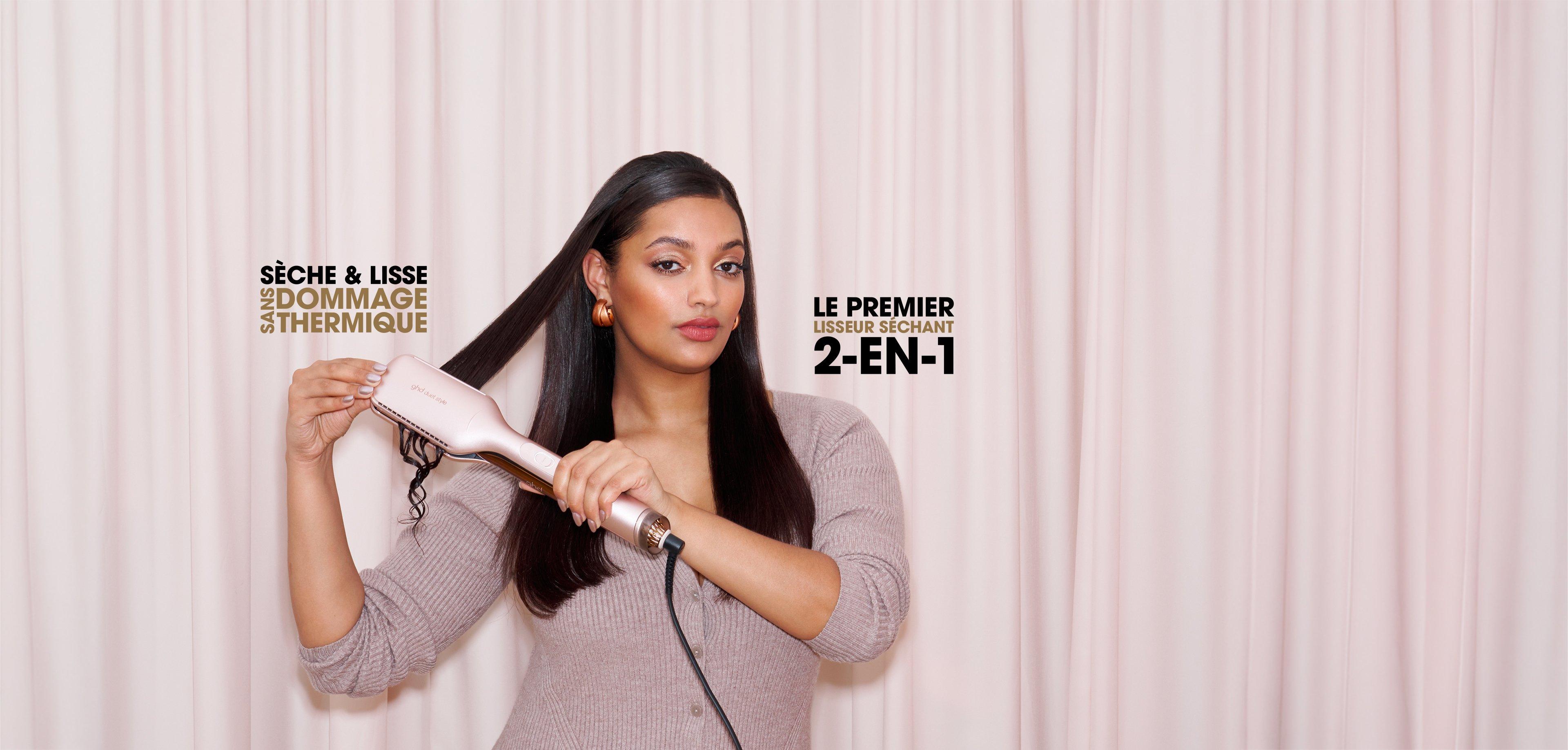NOUVEAU COFFRET LISSEUR SÉCHANT 2-EN-1 GHD DUET STYLE BEIGE CACHEMIRE