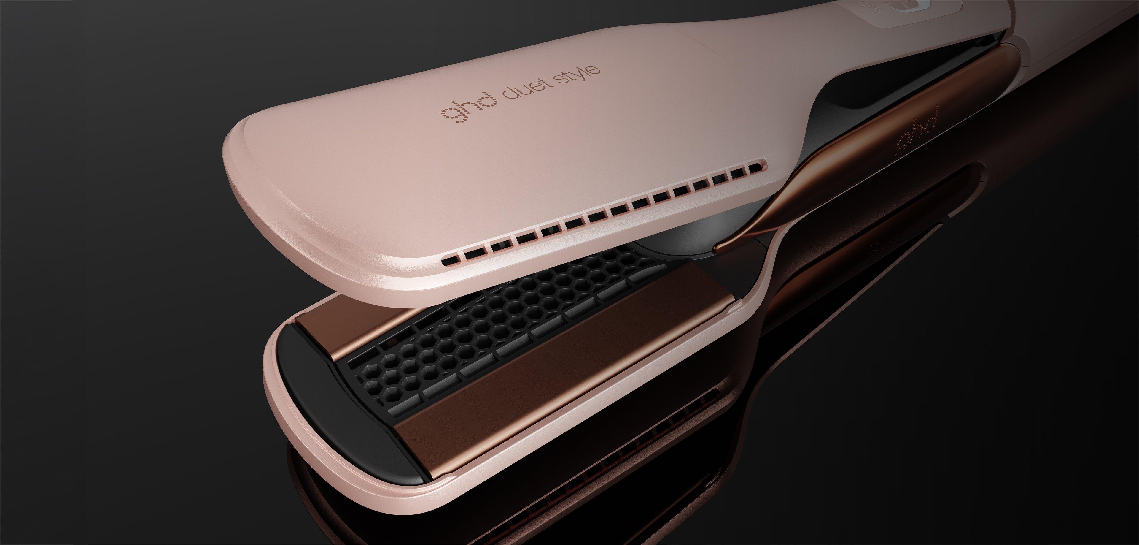 NEW GHD DUET 2-IN-1 HOT AIR STYLER FESTIVE GIFT SET IN CASHMERE BEIGE (TOTAL VALUE £486.50)
