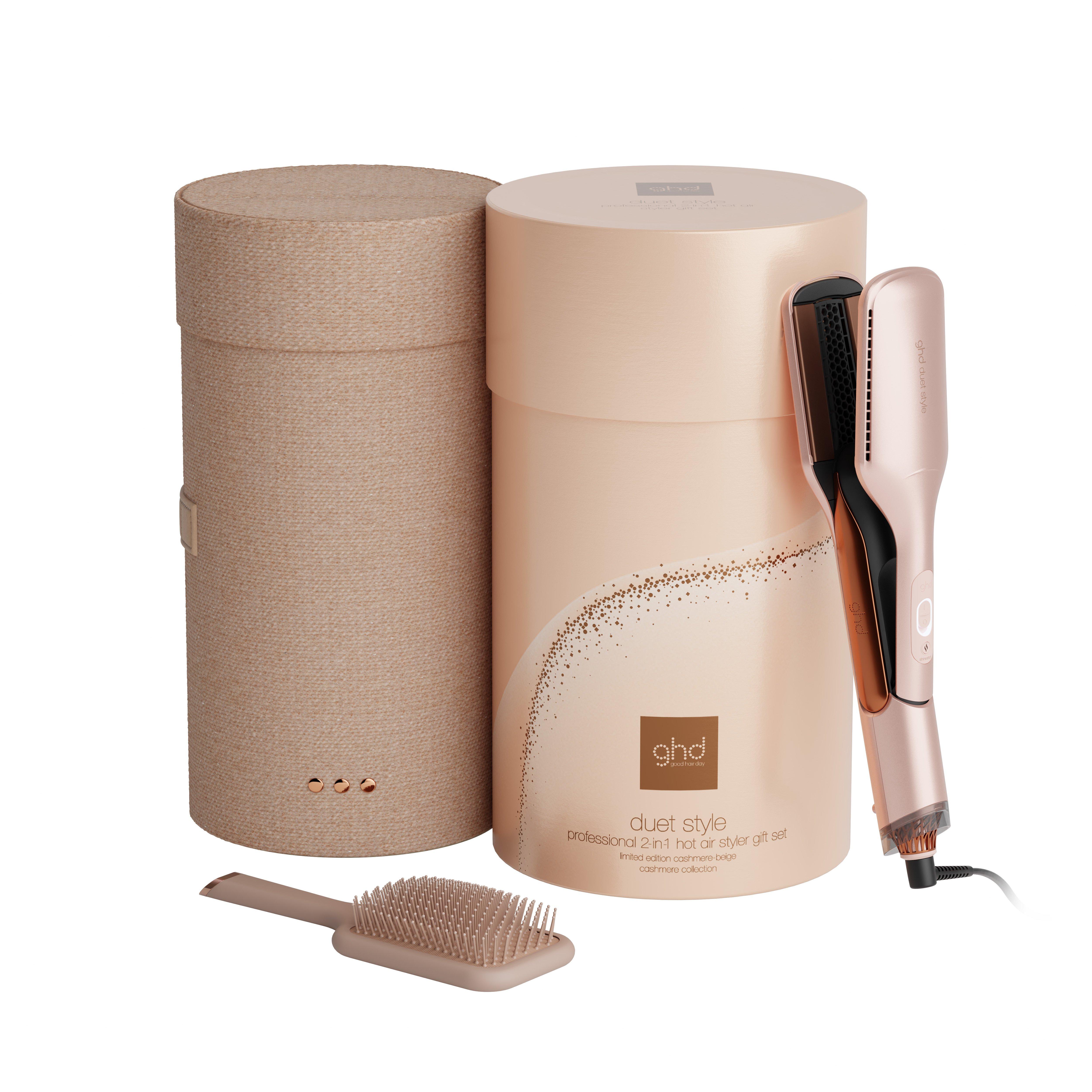 New ghd Duet 2-In-1 Hot Air Styler Festive Gift Set In Cashmere Beige (Total Value £486.50), Cashmere Beige