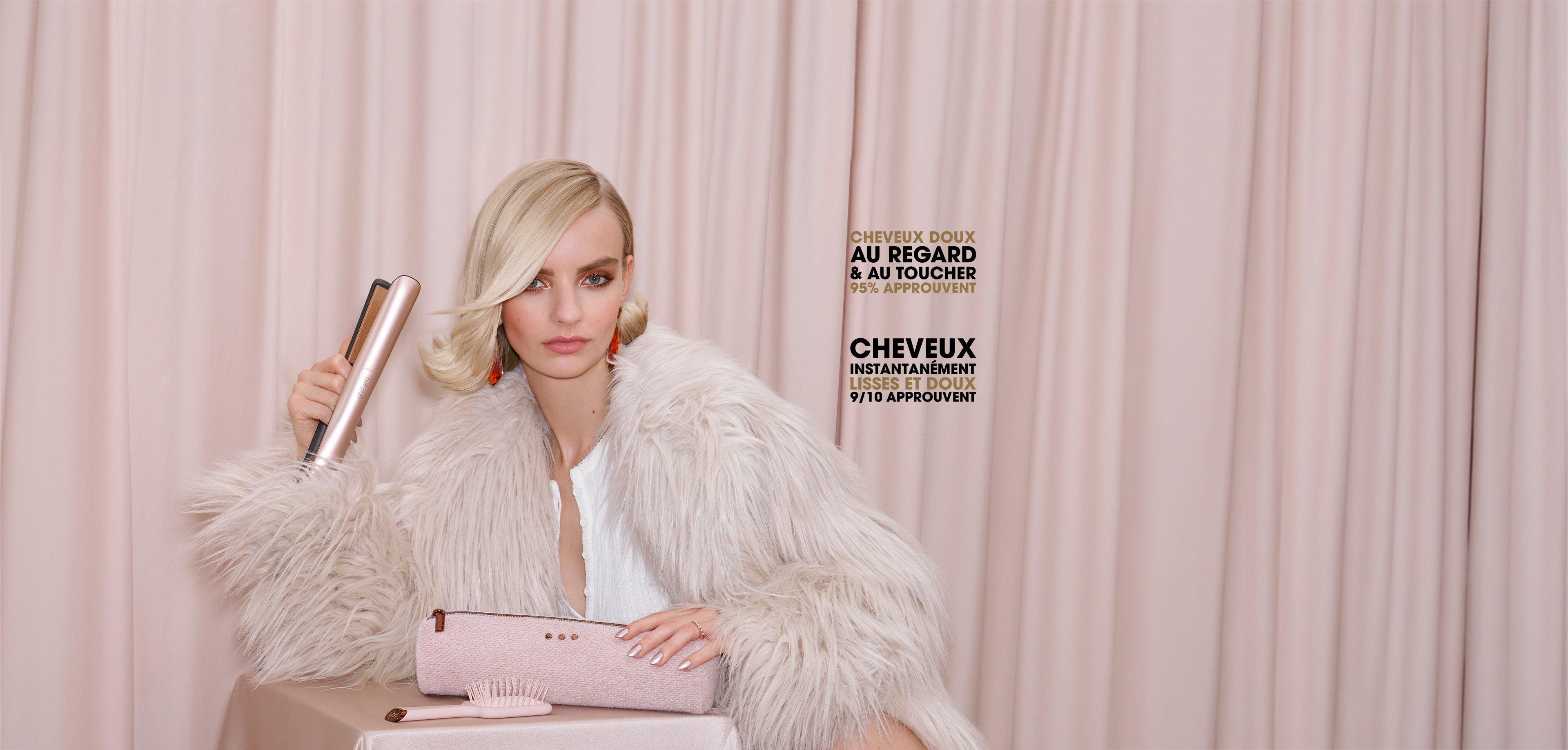 NOUVEAU COFFRET LISSEUR GHD GOLD BEIGE CACHEMIRE