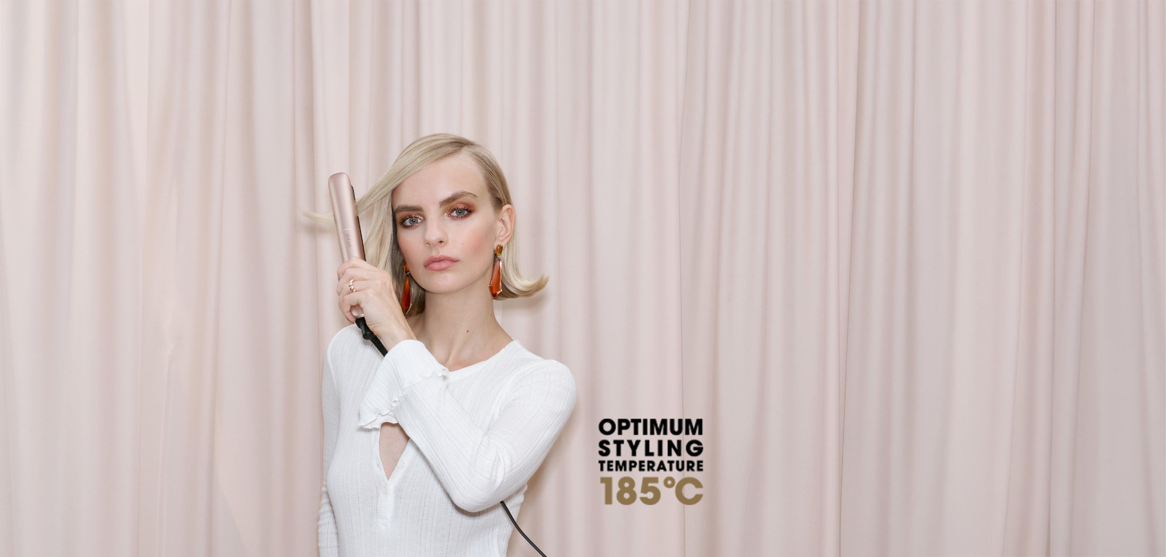 NEW GHD GOLD HAIR STRAIGHTENER FESTIVE GIFT SET IN CASHMERE BEIGE (TOTAL VALUE £261)