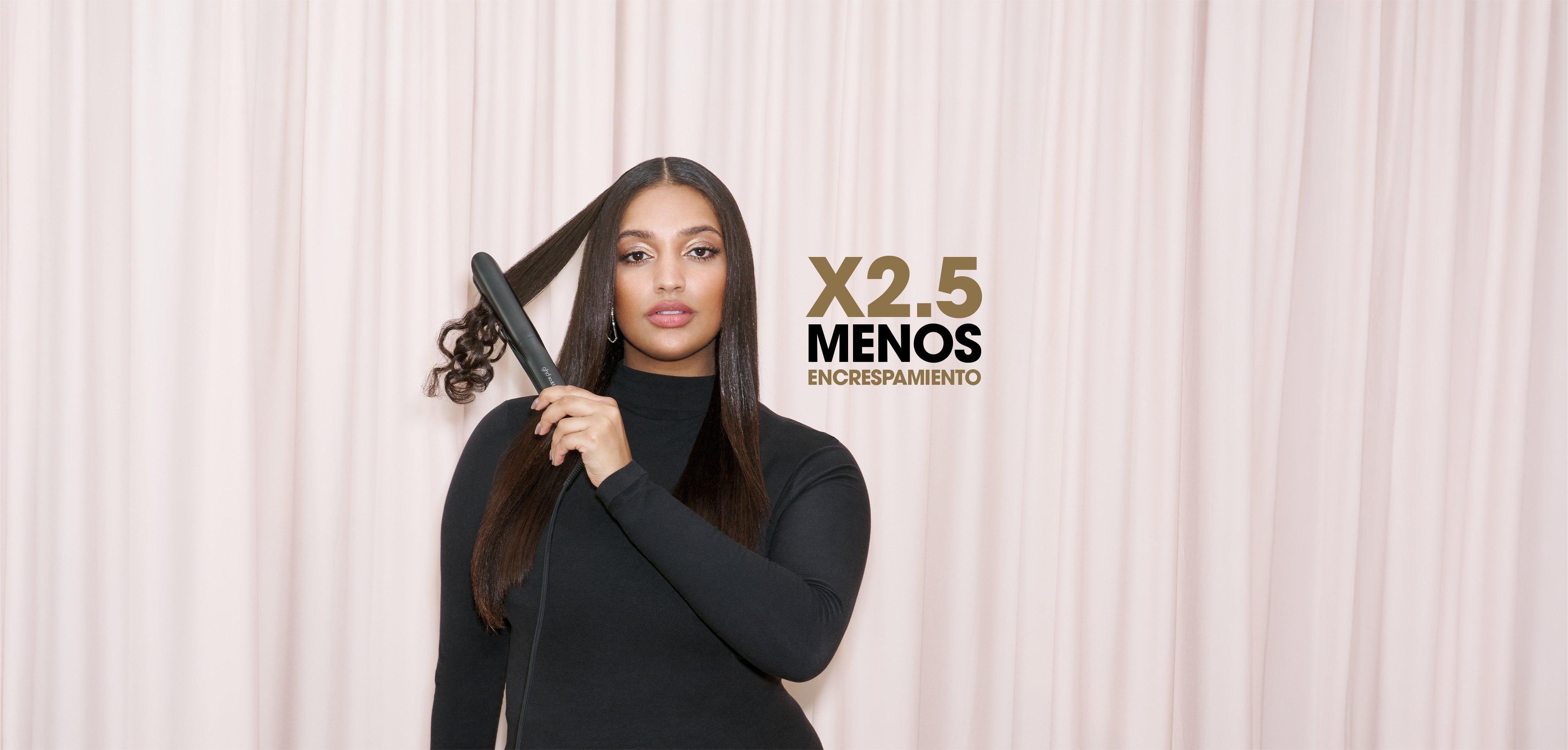 Plancha de pelo interactiva ghd sculpt gift set negro