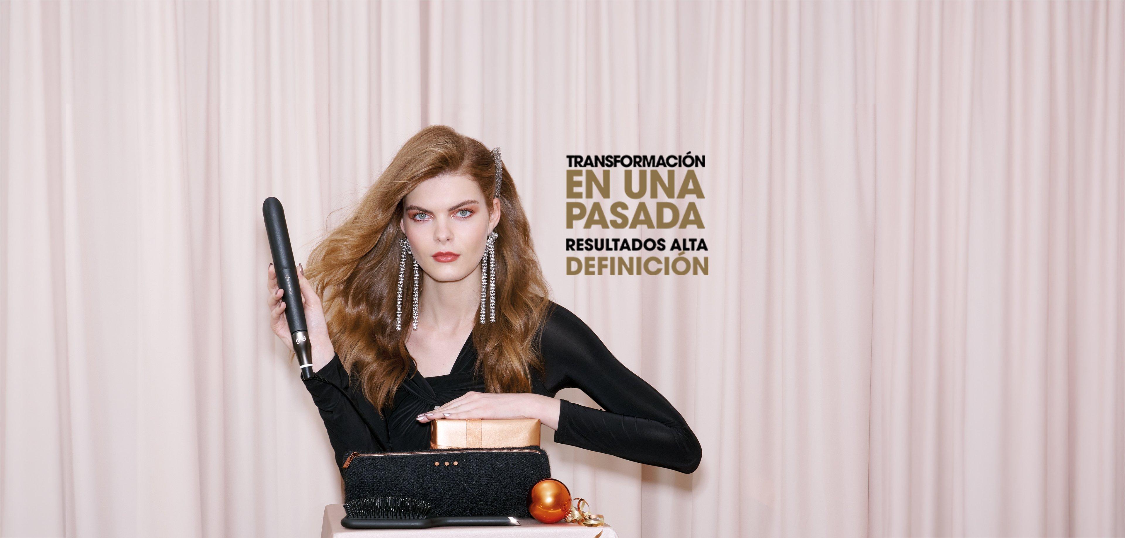 Plancha de pelo ghd chronos gift set negro