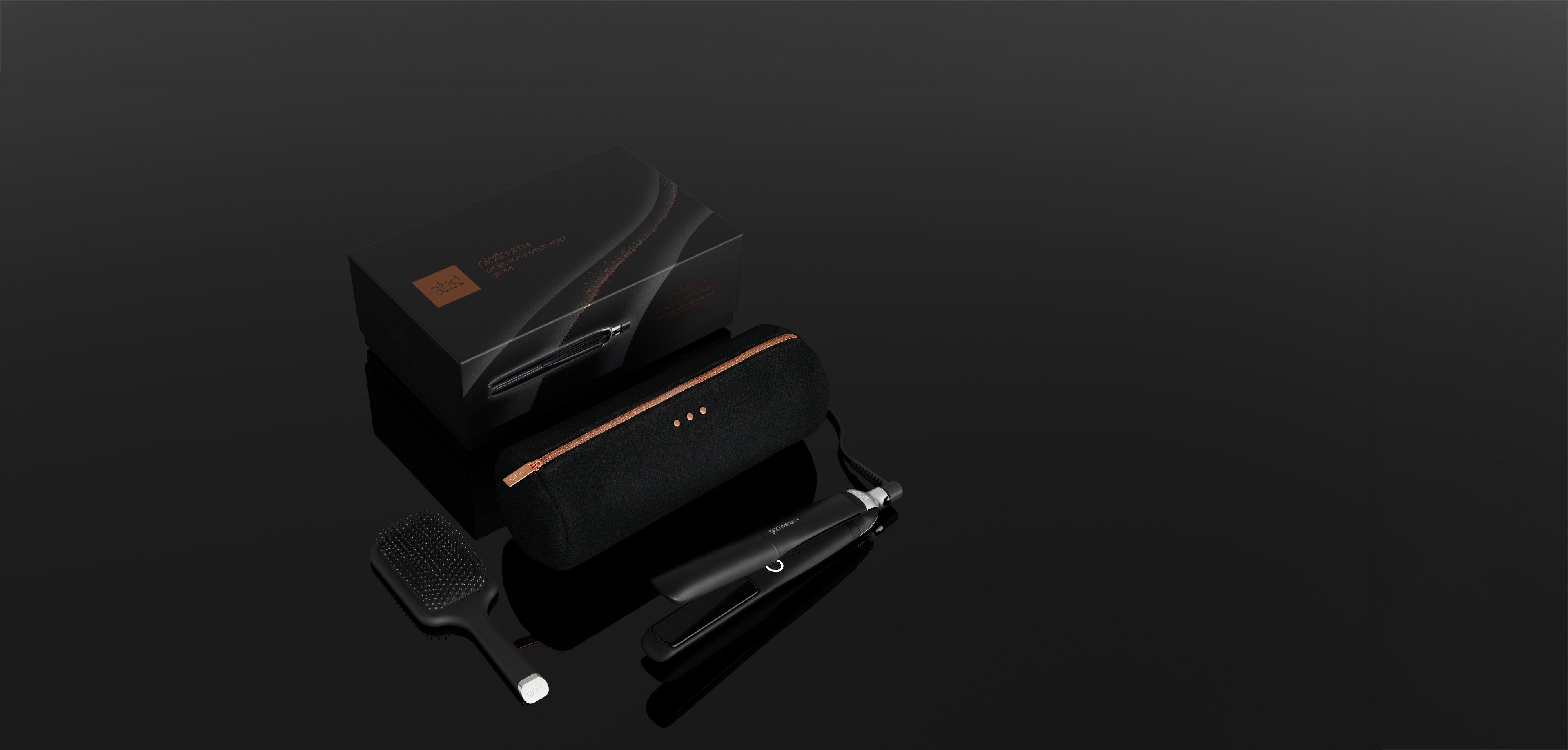 New ghd platinum+ Hair Straightener Gift Set In Black | ghd®