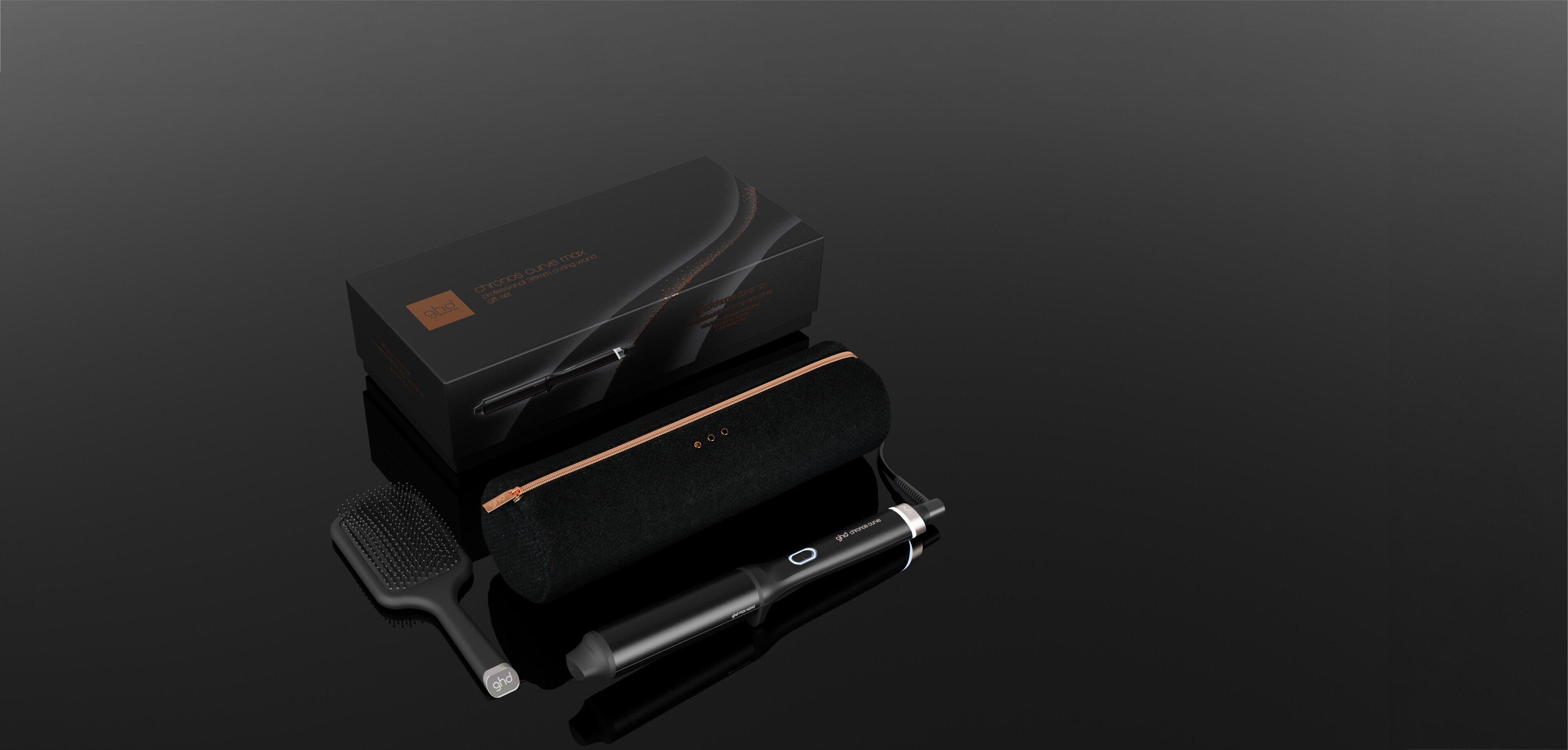 NEU: GHD CHRONOS CURVE MAX LOCKENSTAB (38MM) GESCHENKSET