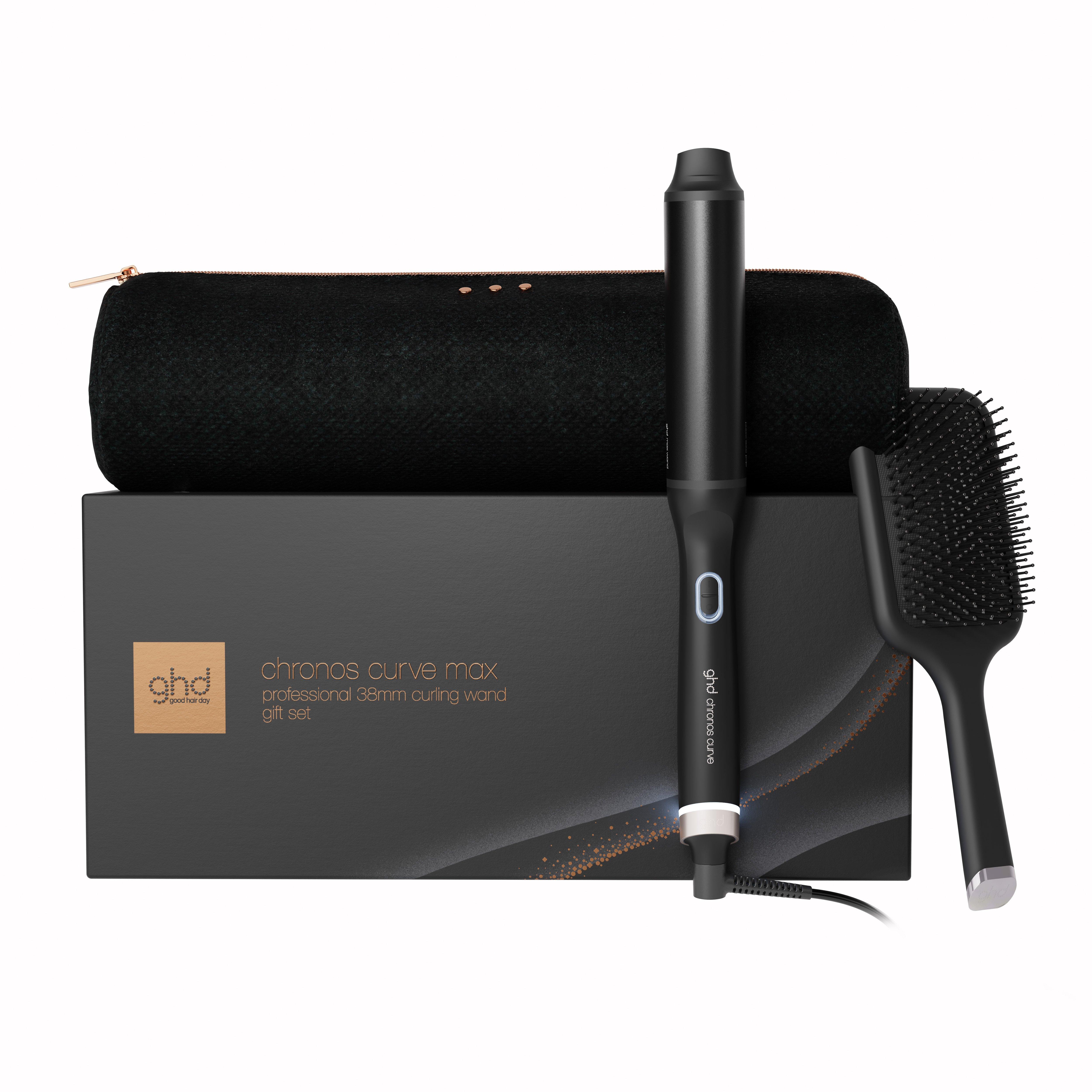 NEW GHD CHRONOS CURVE MAX WAND FESTIVE GIFT SET 38MM BARREL (TOTAL VALUE €279)