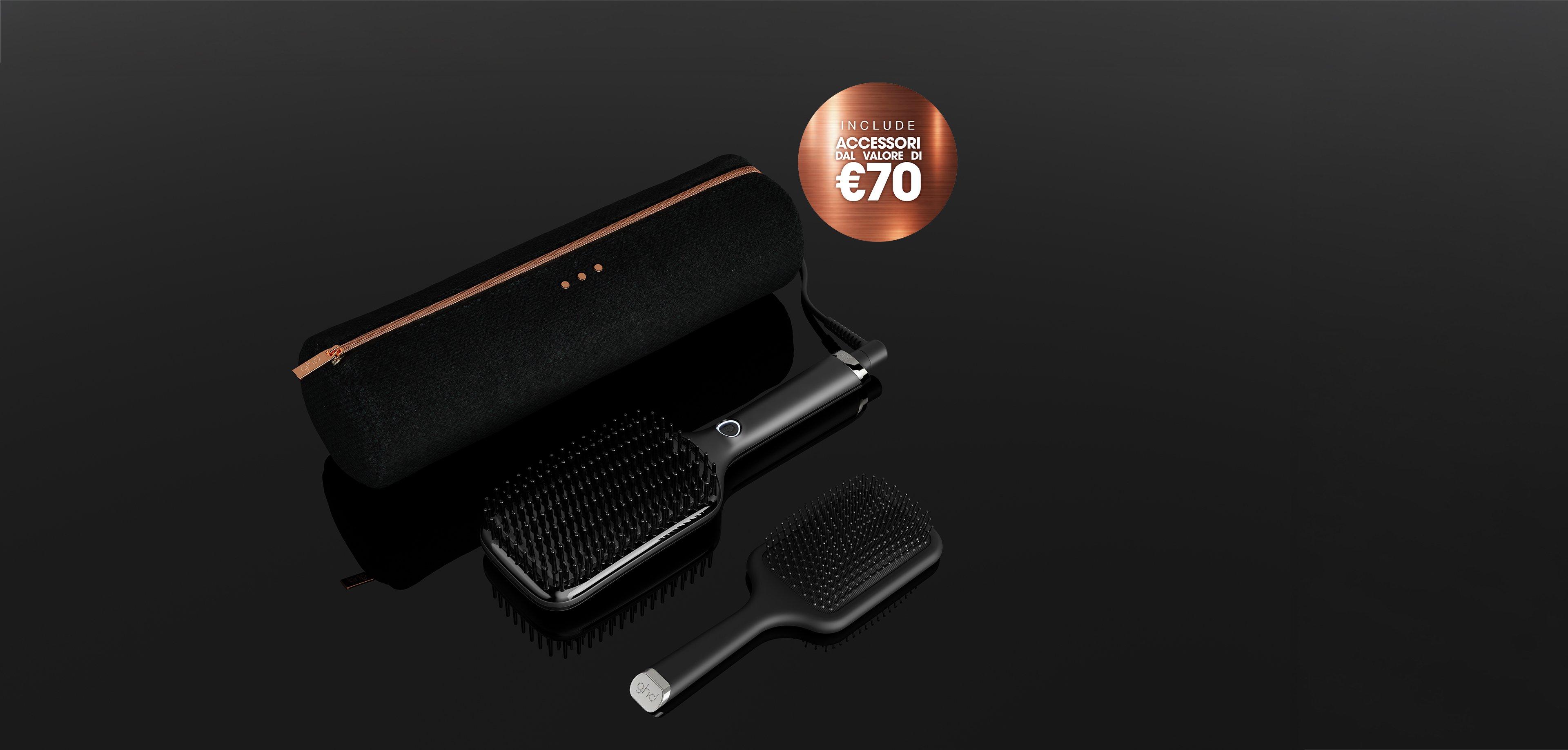 NUOVO SET REGALO CON GHD GLIDE+ MAX SPAZZOLA LISCIANTE