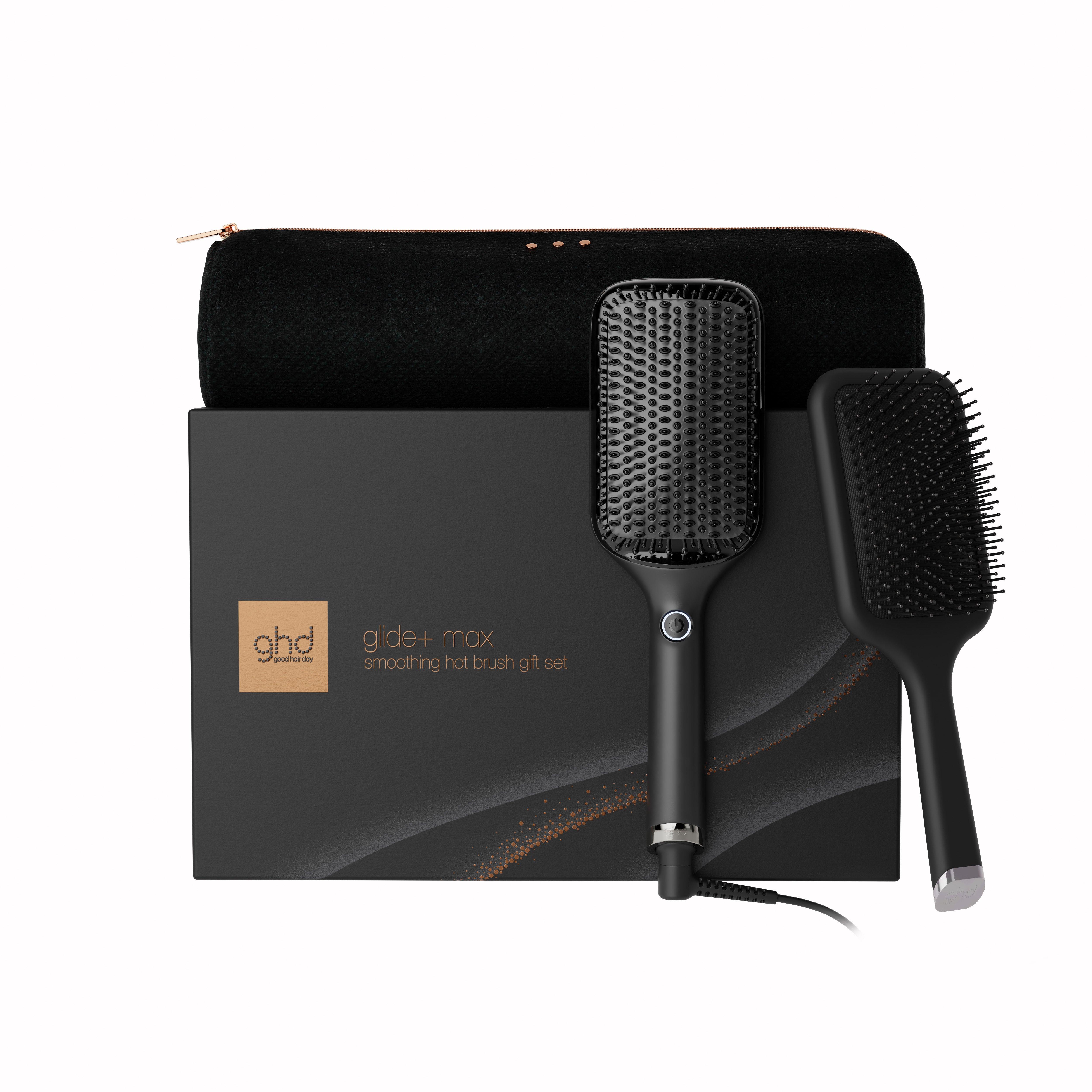 NEU: GHD GLIDE+ MAX HOT BRUSH GESCHENKSET IN SCHWARZ