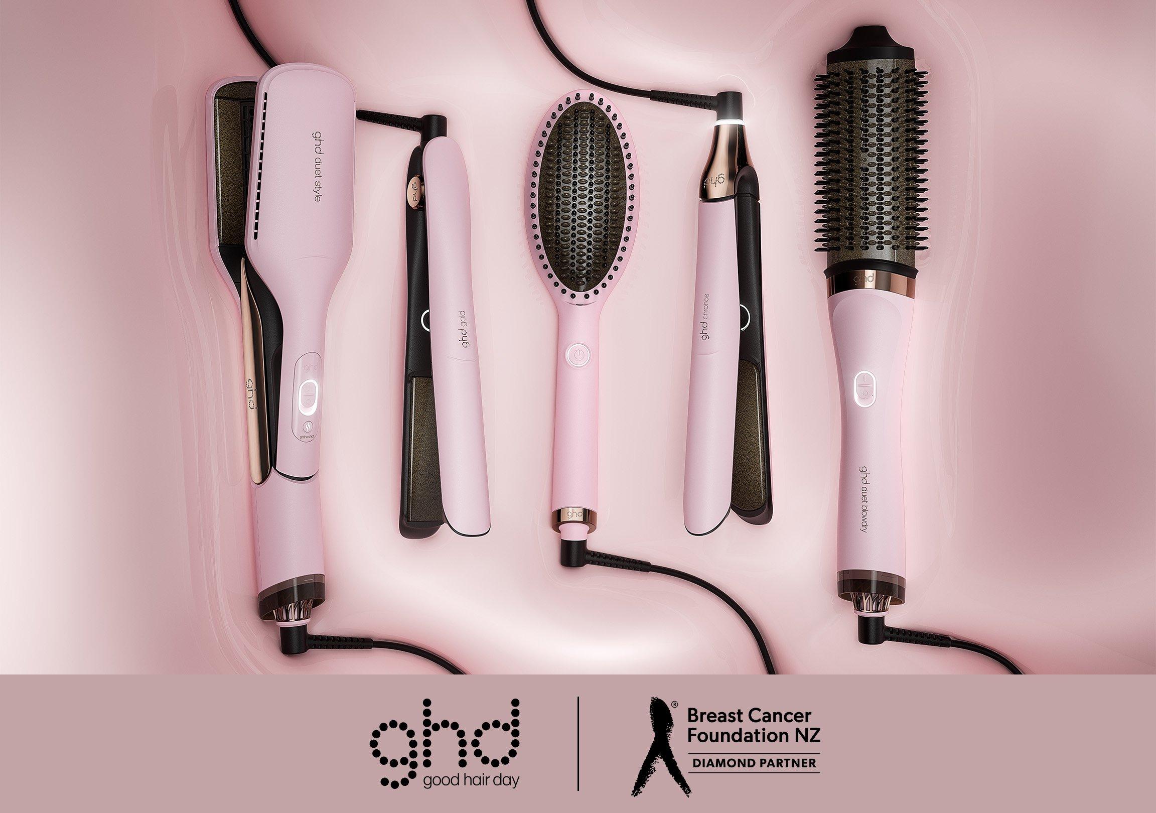 ghd x Breast Cancer Foundation NZ Partnership
