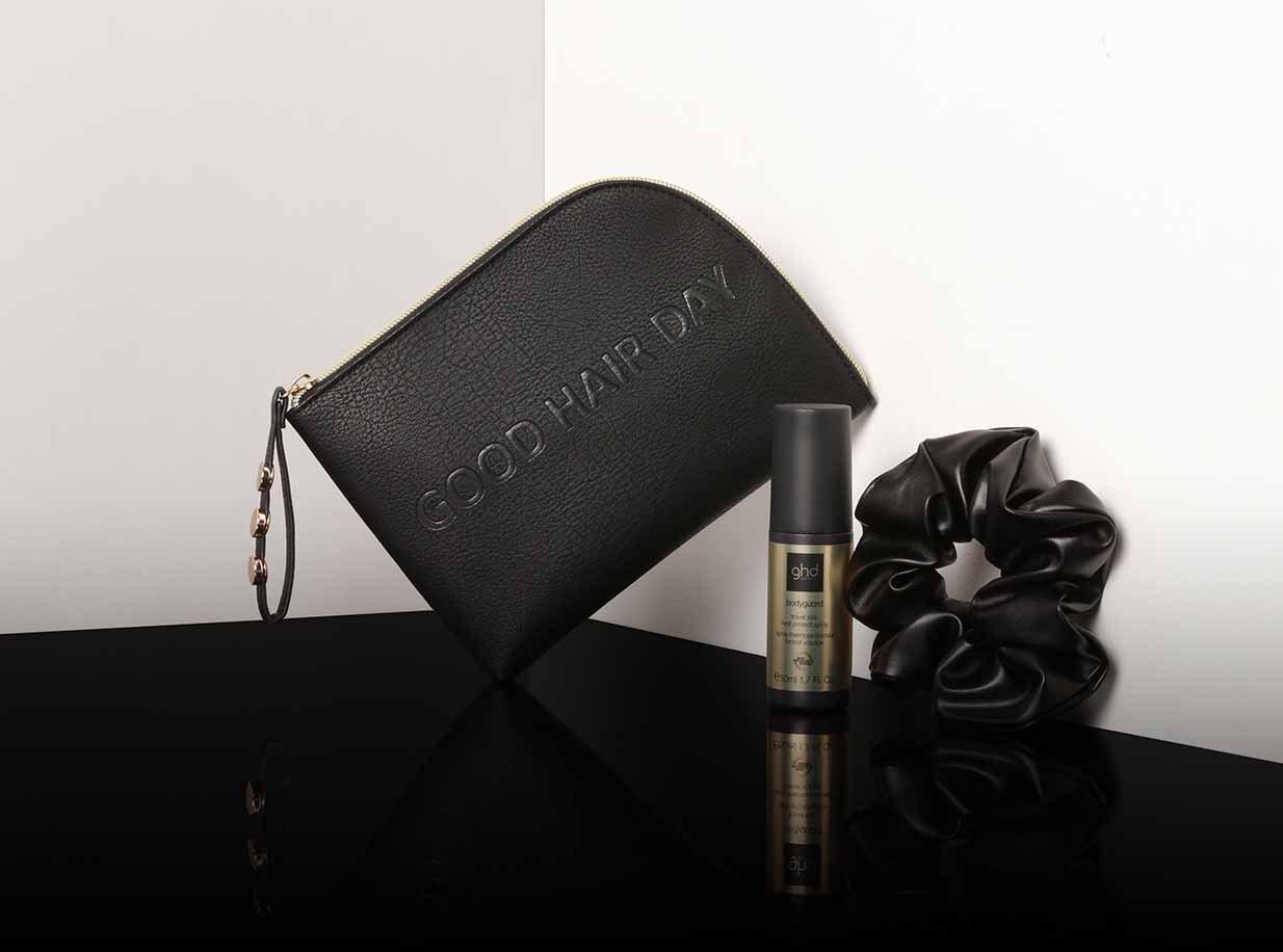 ghd Style Set mit ghd bodyguard und Scrunchie