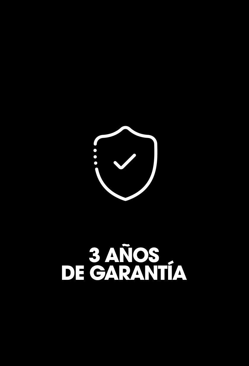 3 años de garantia