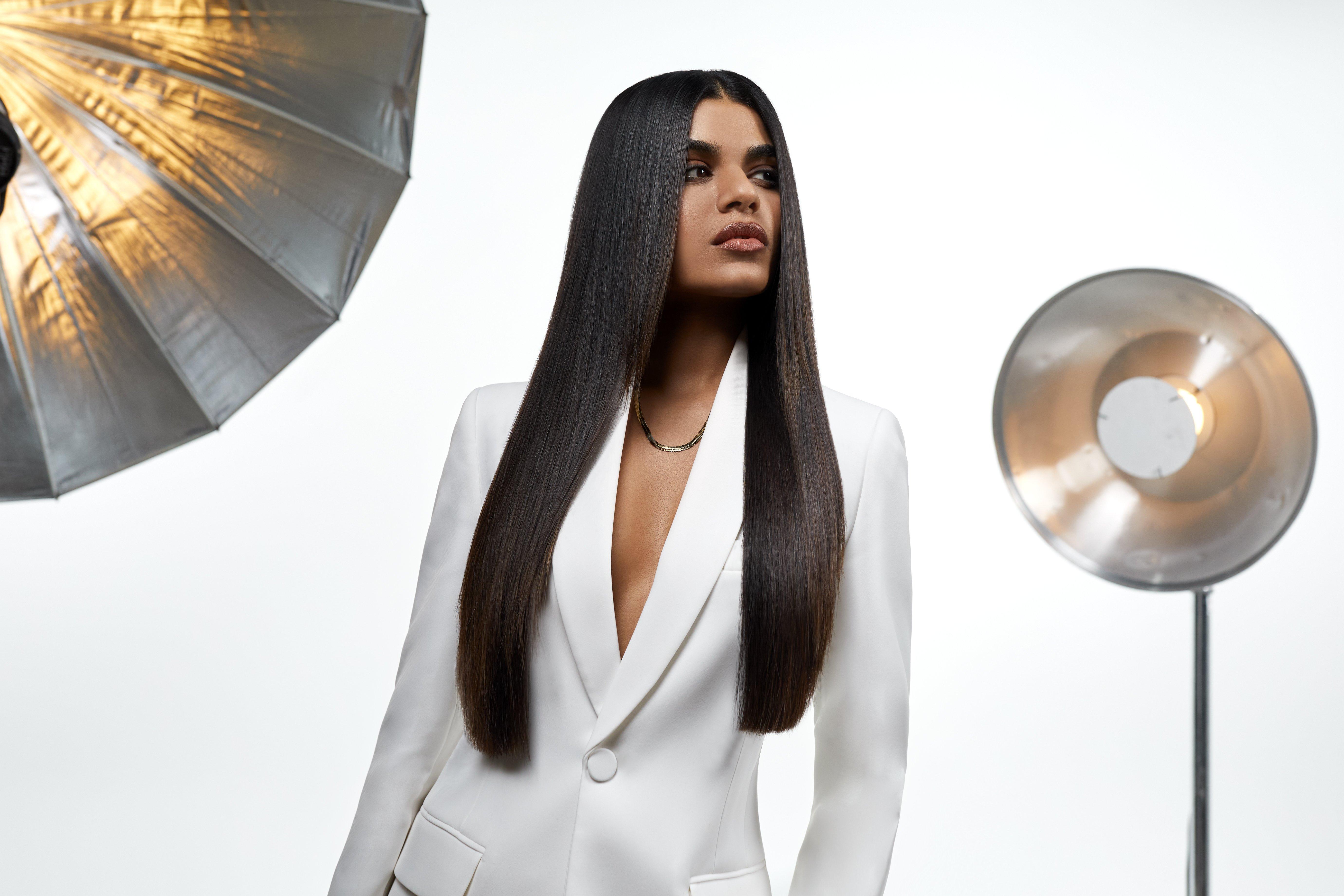 paso a paso de cómo conseguir un glass hair con chronos max