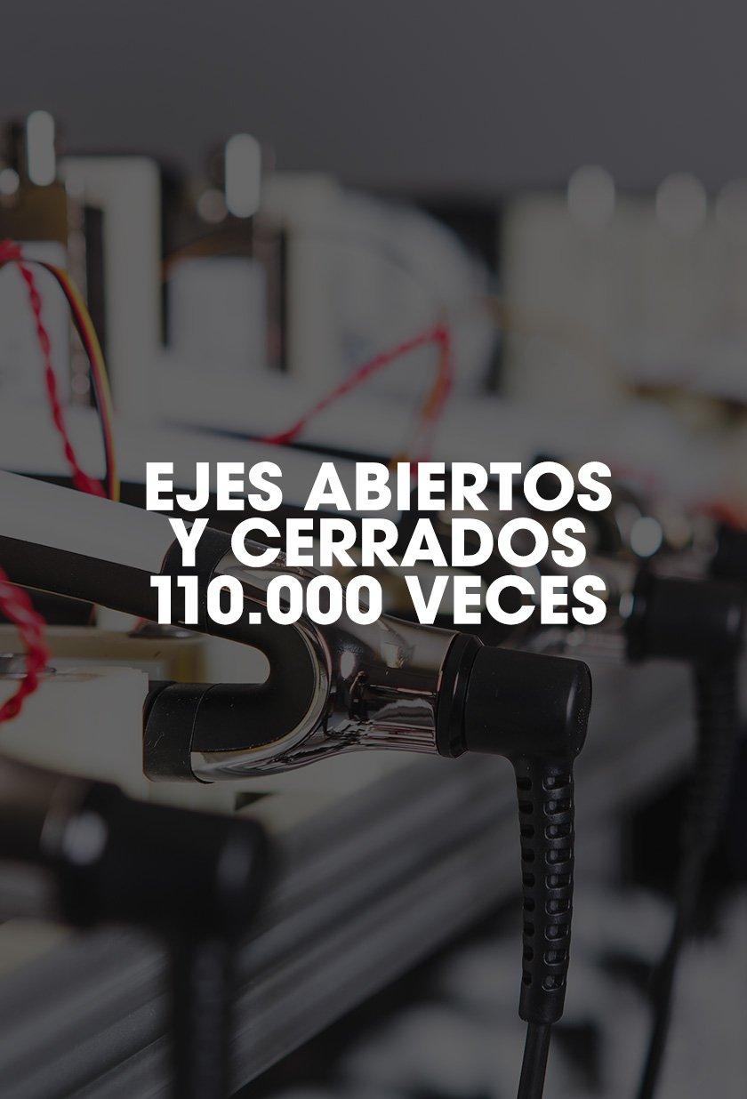 ejes abiertos y cerrados 110.000 veces