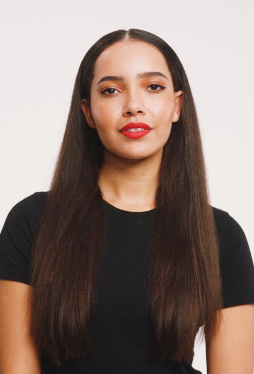 Lockige Haare mit ghd chronos glätten
