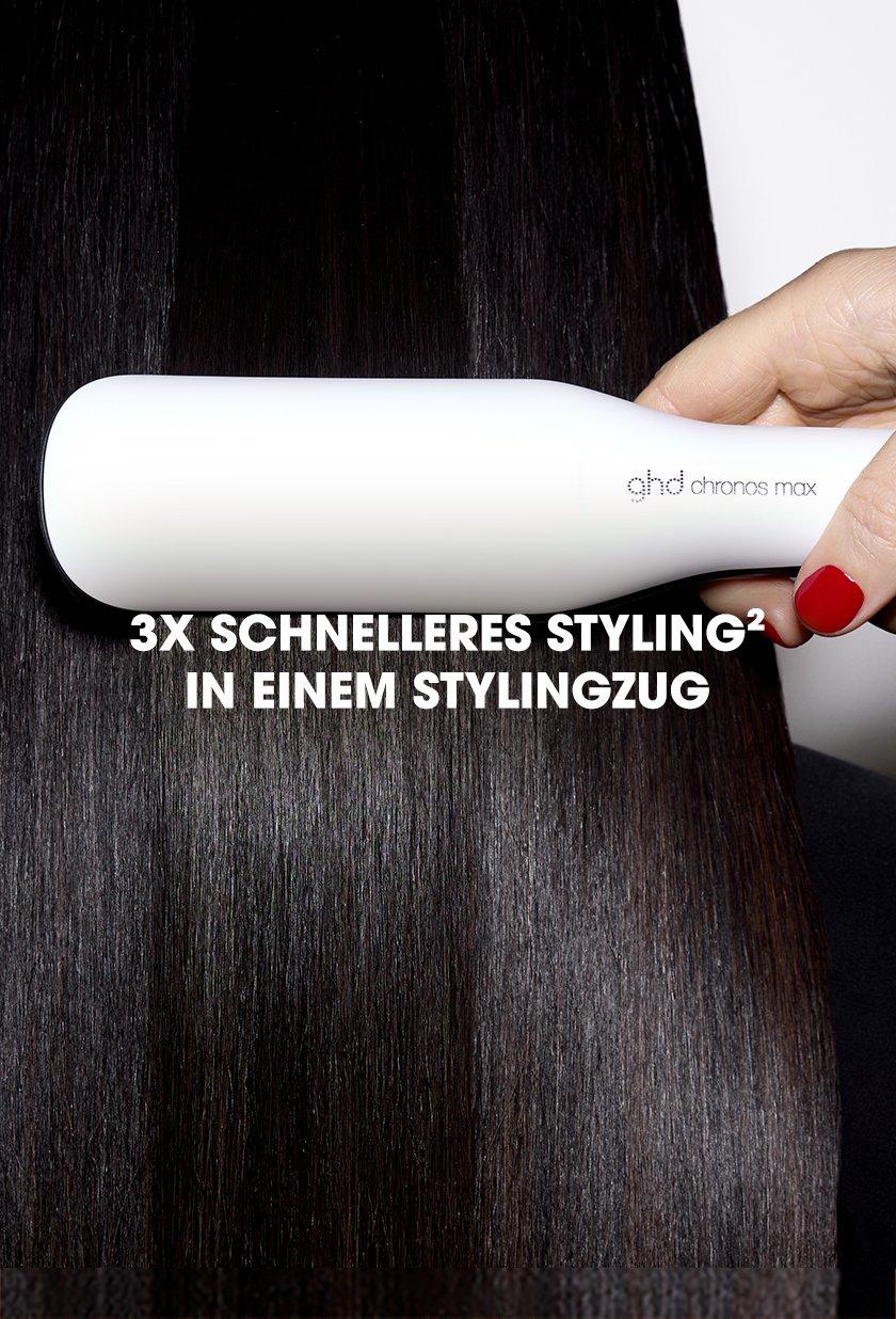 3x schnelleres Styling mit ghd chronos max Styler