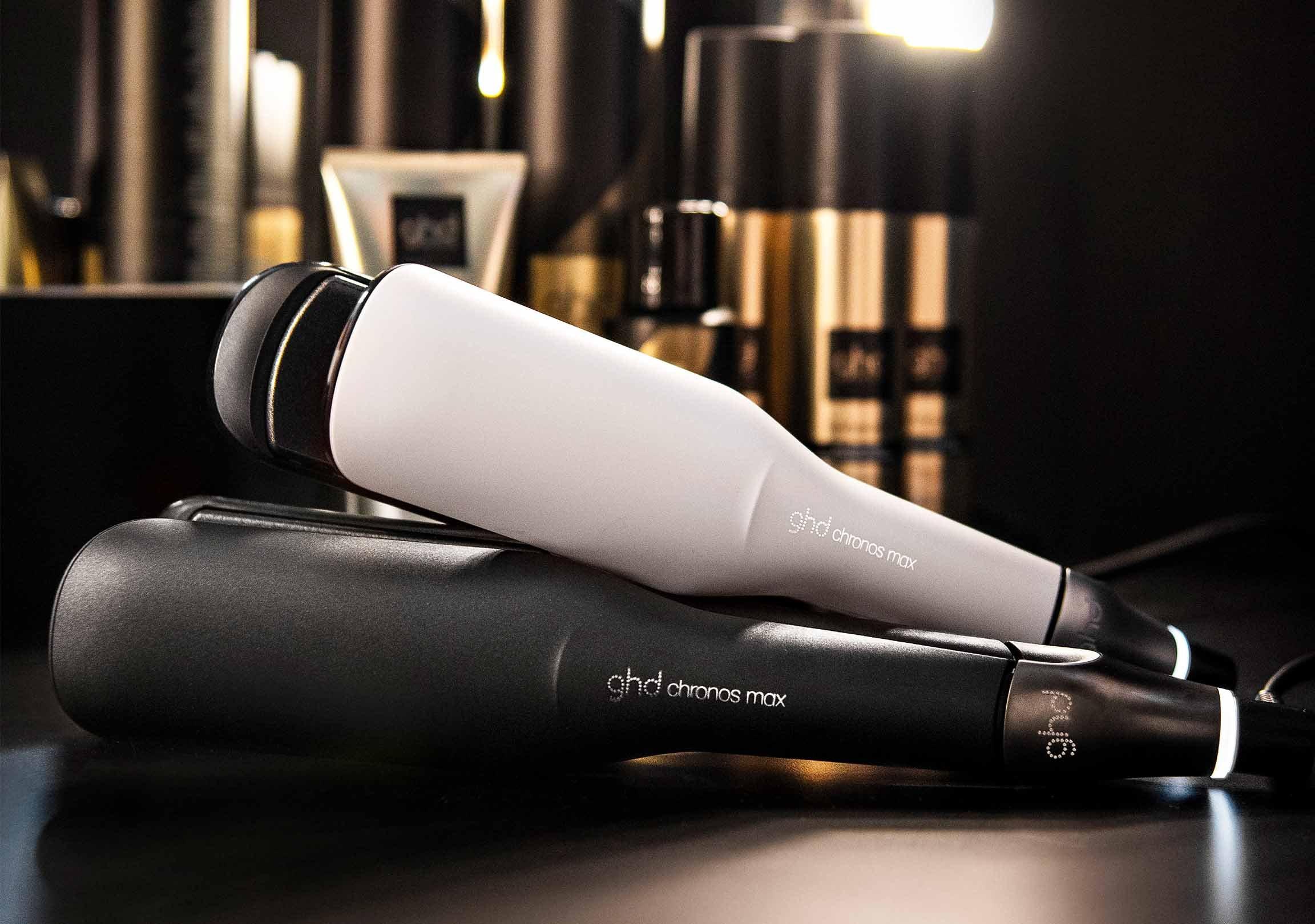 ghd chronos max Styler in Schwarz und Weiß
