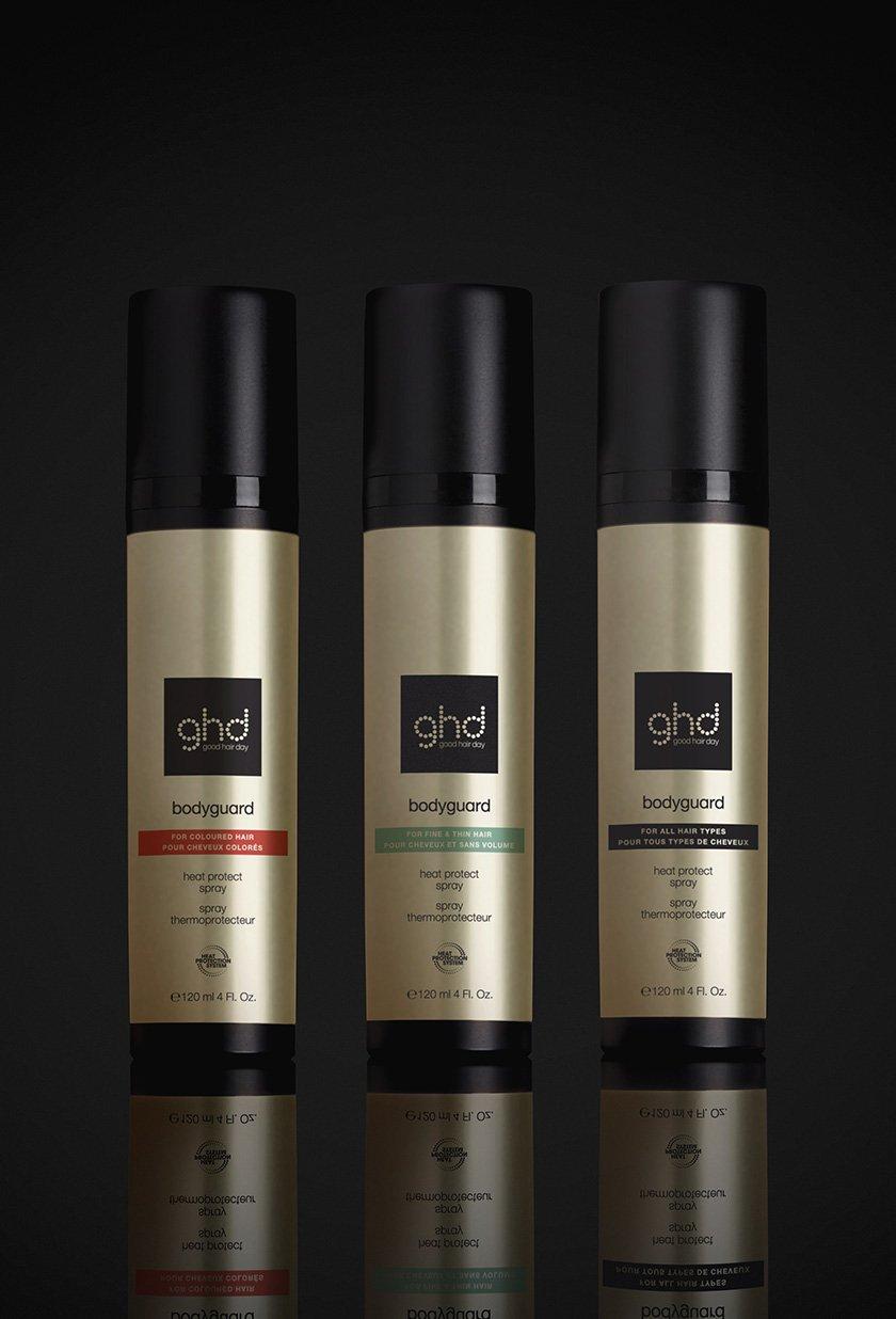 ghd bodyguard Hitzeschutzsprays für unterschiedliche Haartypen