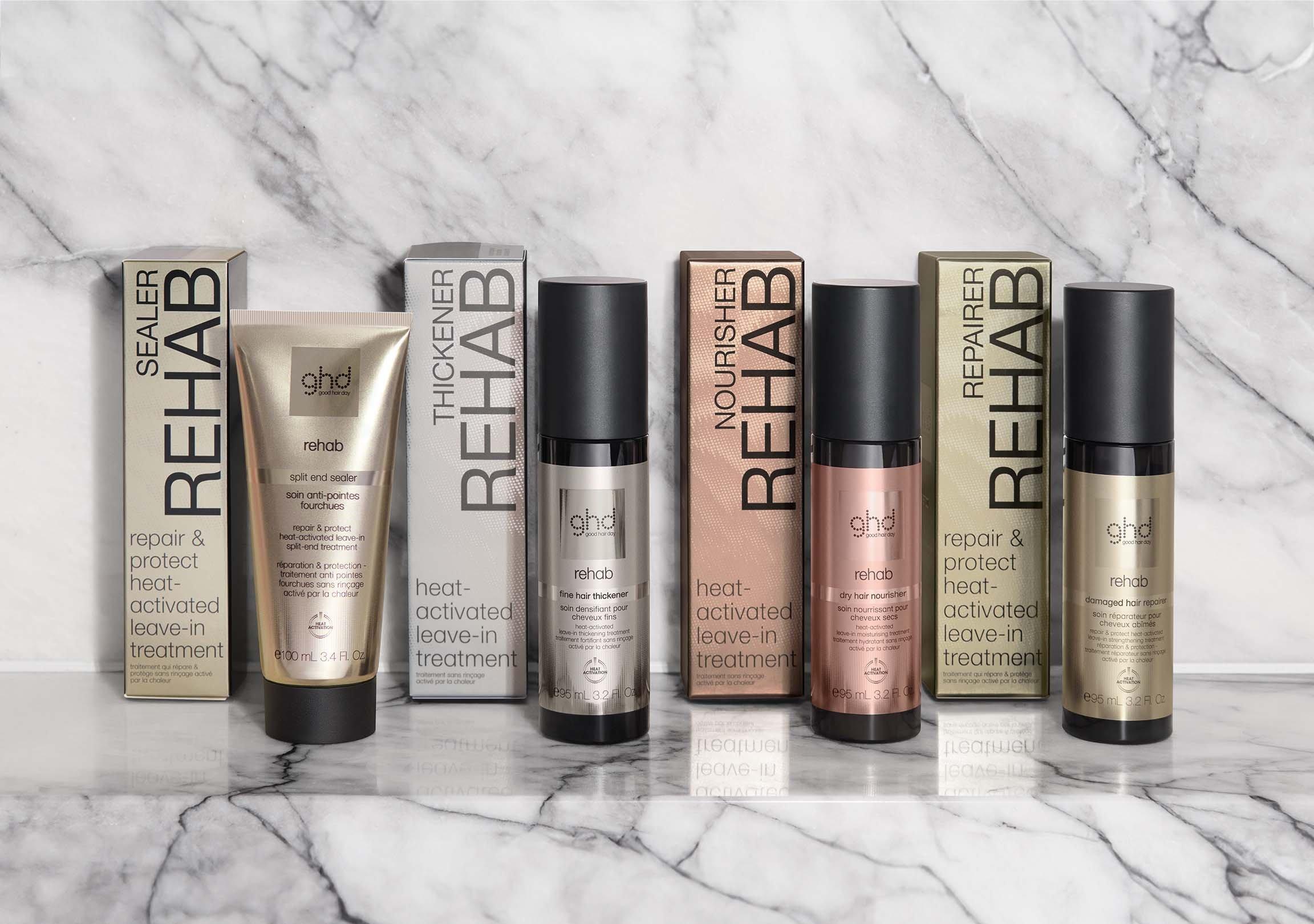 neue ghd rehab Leave in Treatments mit Wärmeaktivierung