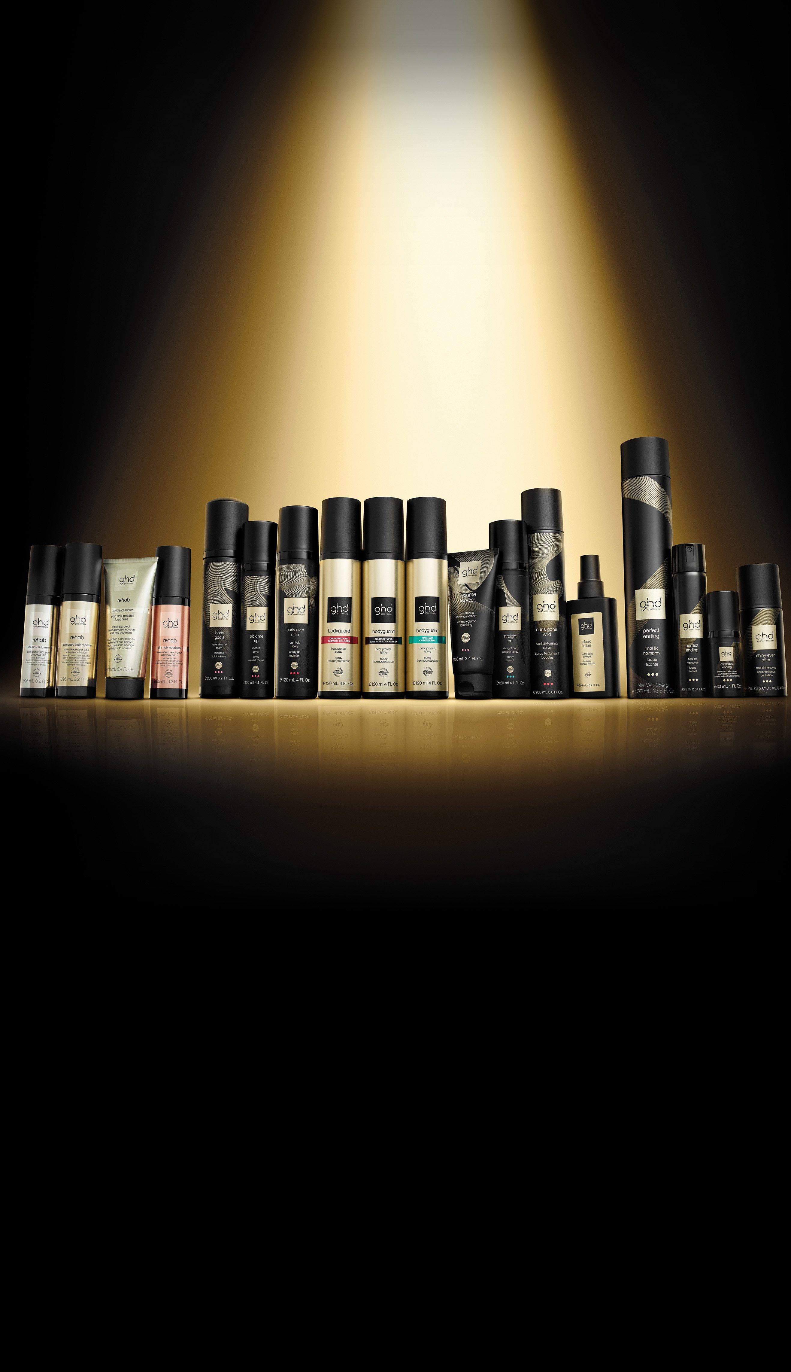 Alle ghd Produkte für Pflege, Styling und Finish