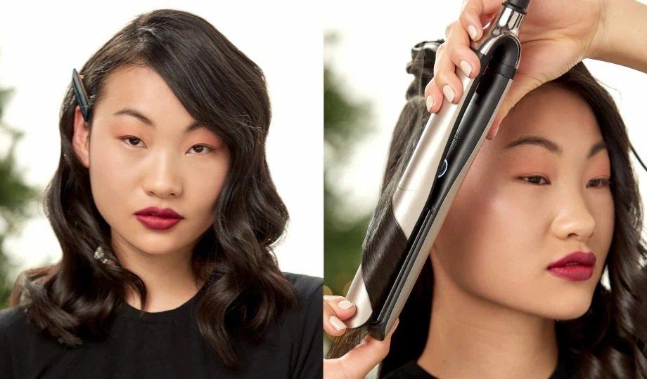 ghd platinum+ Glossy waves tutorial