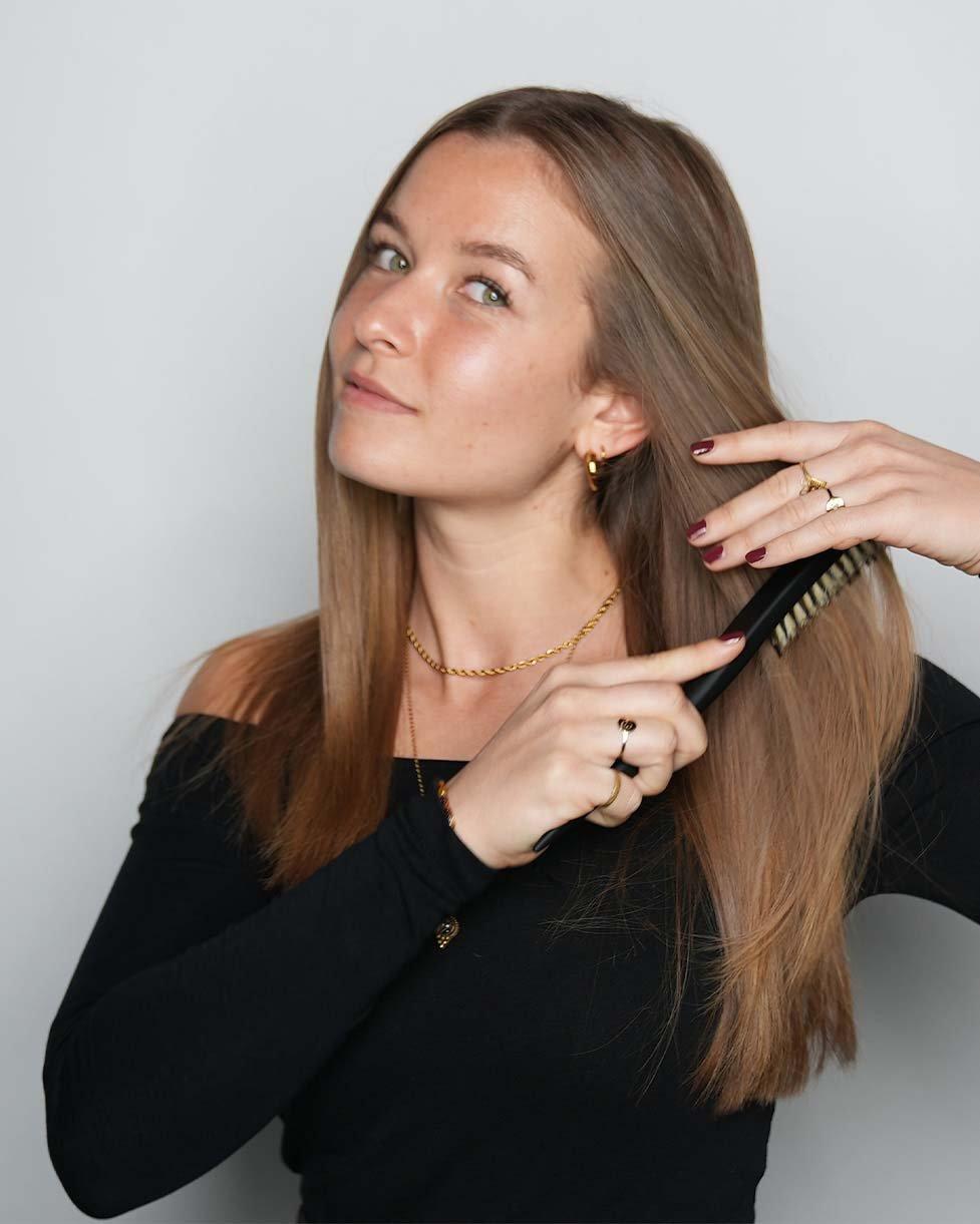 Step 1 Sleek Bun Look