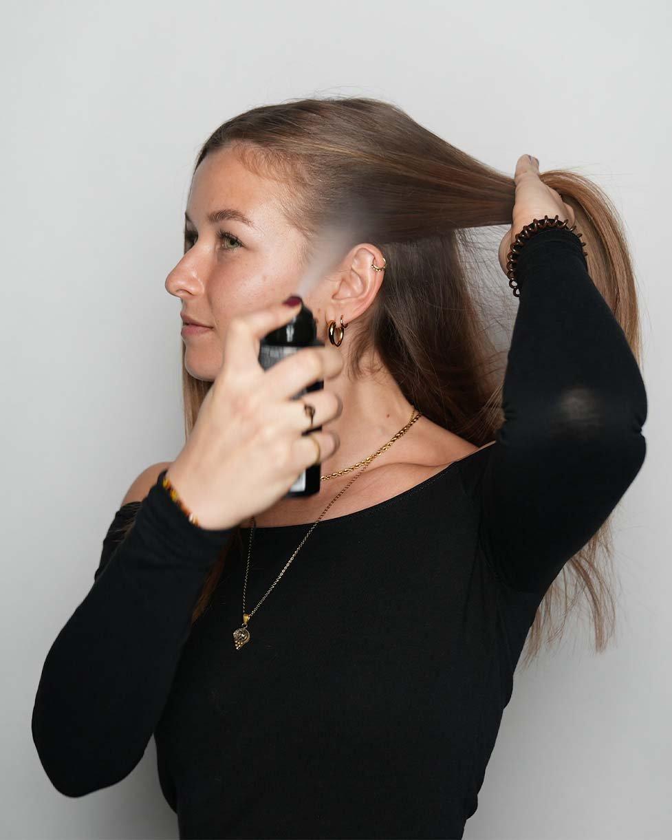 Step 2 Sleek Bun Look