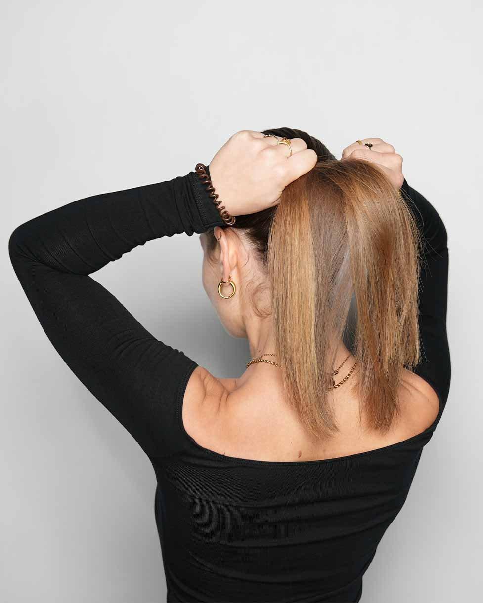 Step 5 Sleek Bun Look