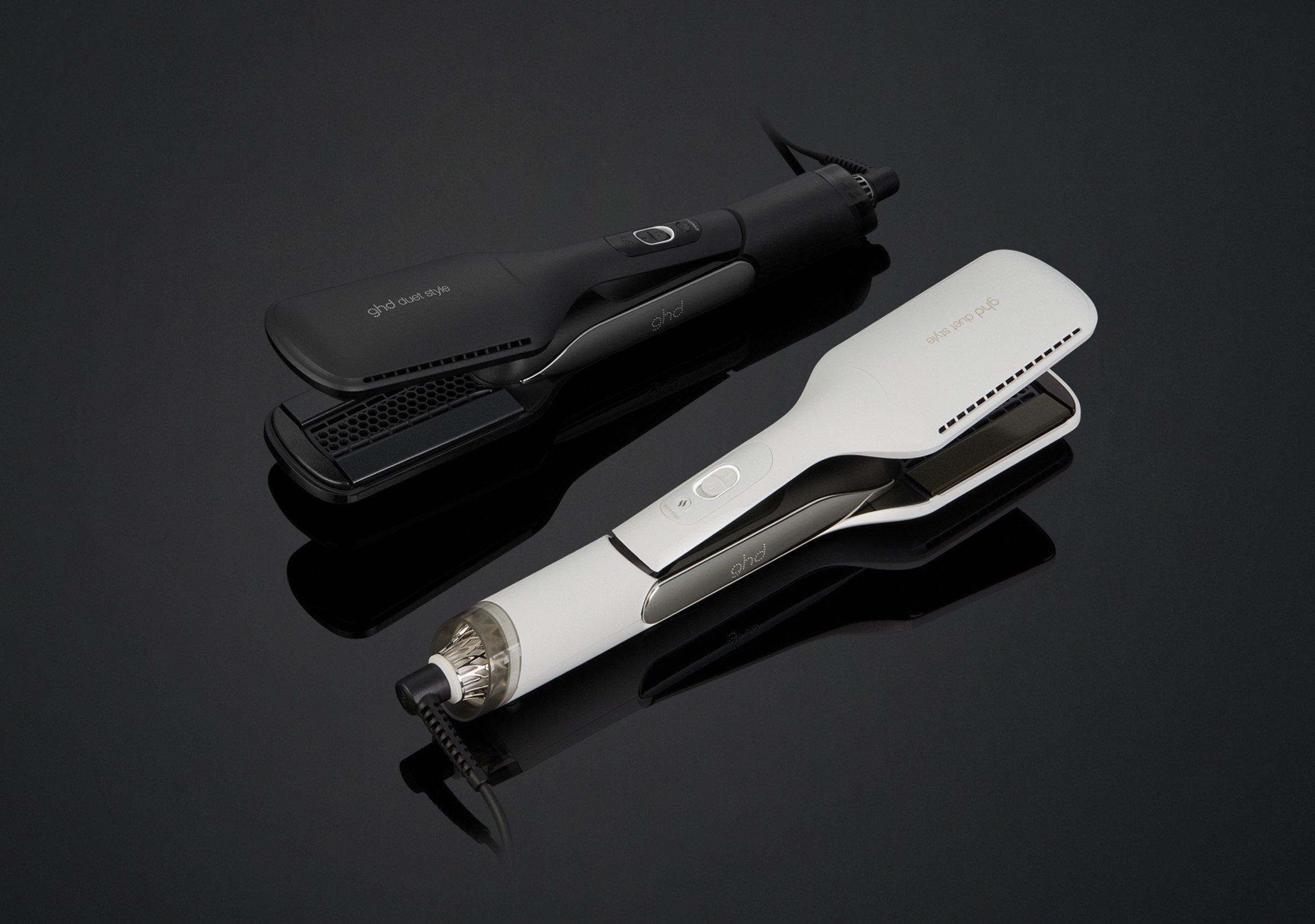 ghd duet style Hot Air Styler in schwarz und weiß