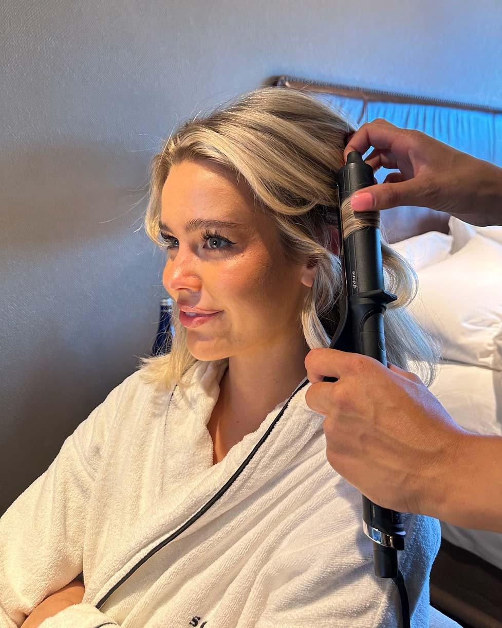 Loose Beach Waves mit dem ghd Lockenstab