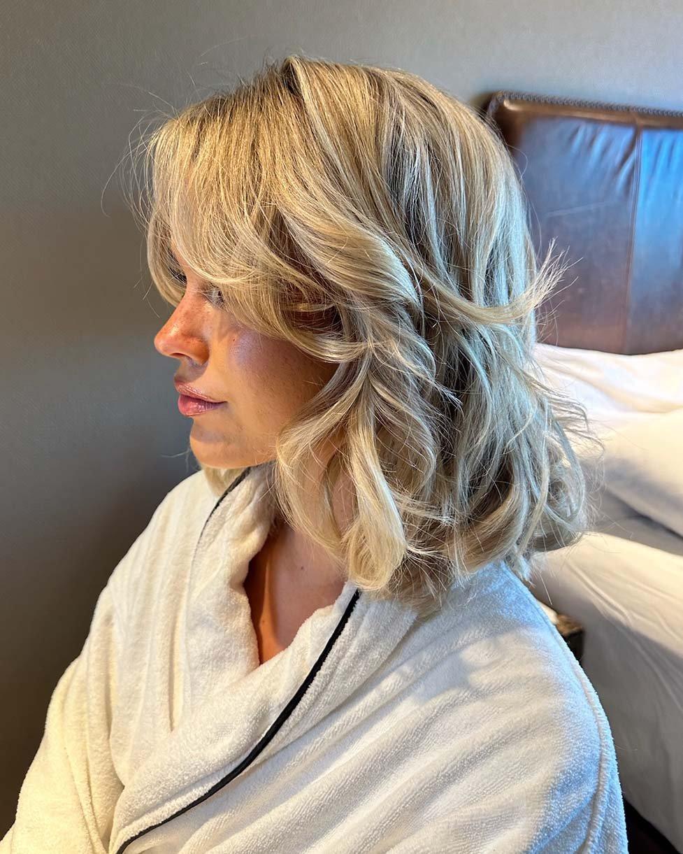 Millanes Loose Beach Waves gestylt mit ghd Lockenstab