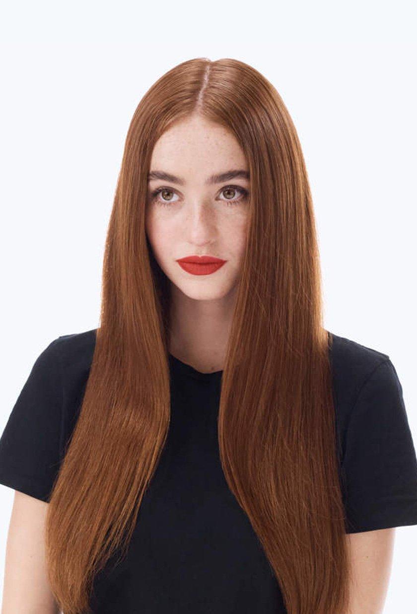 Alisar pelo largo y grueso