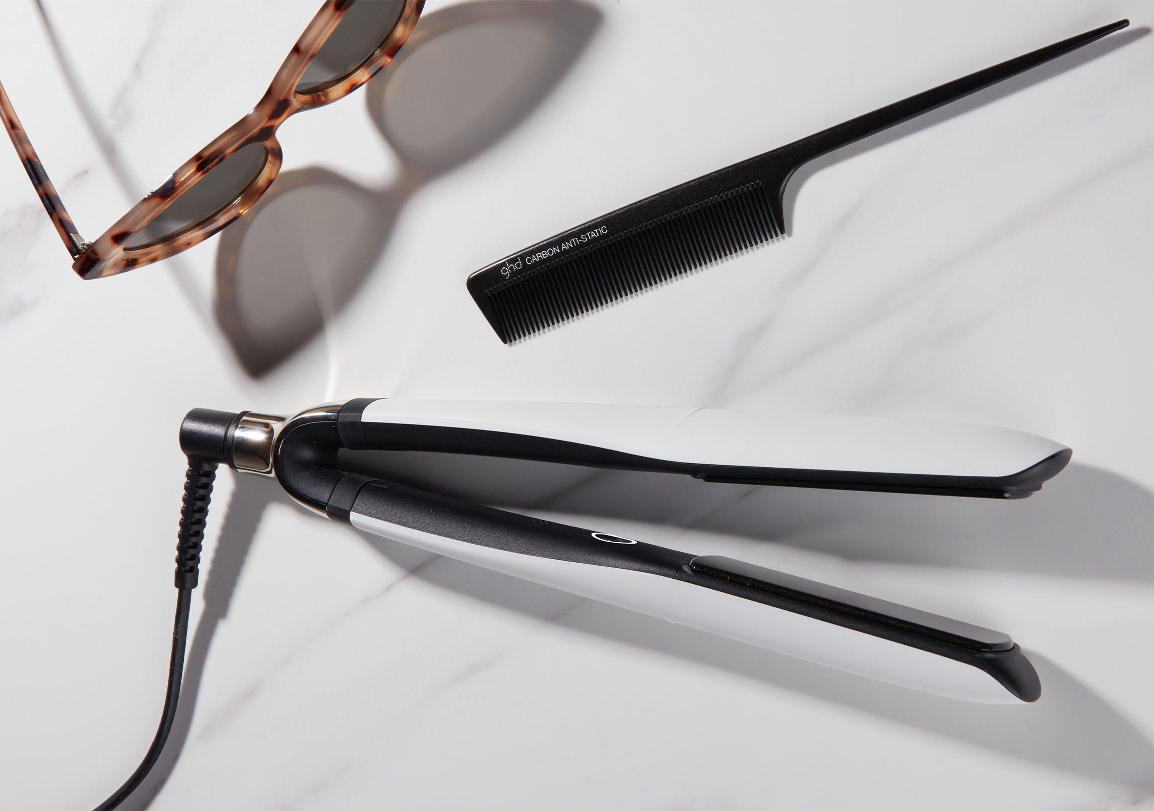 ghd Platinum+ Styler und ghd tail comb