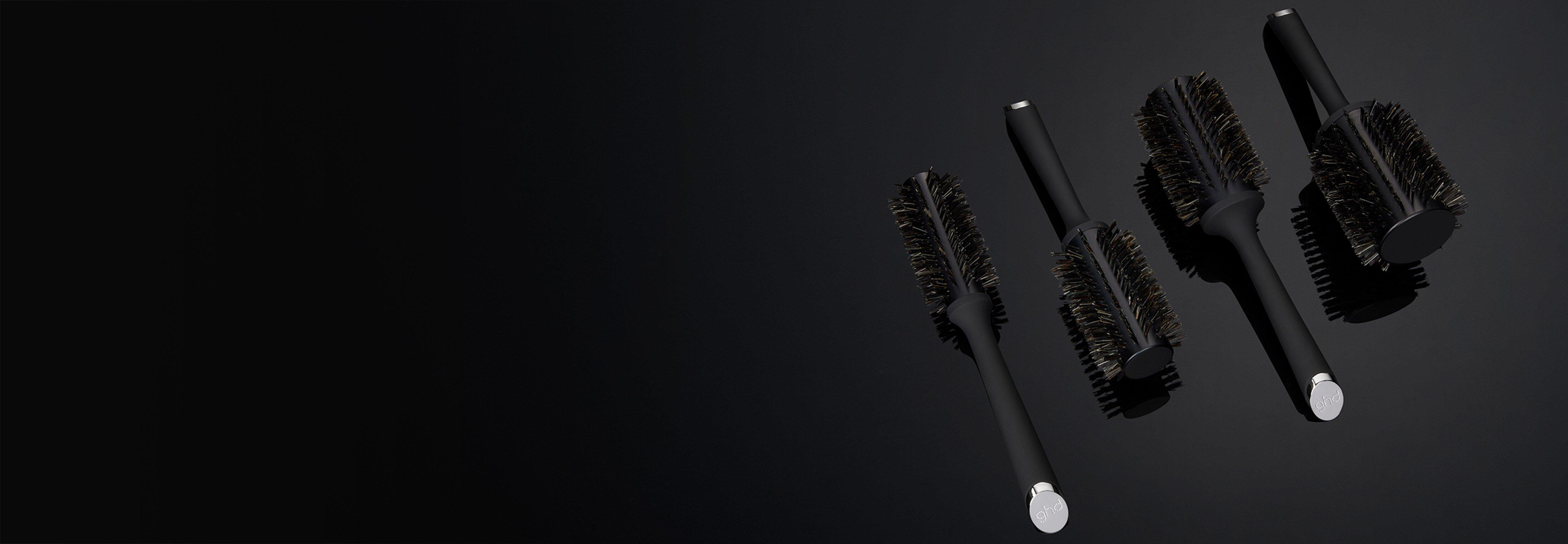 Brosses rondes en poils naturels