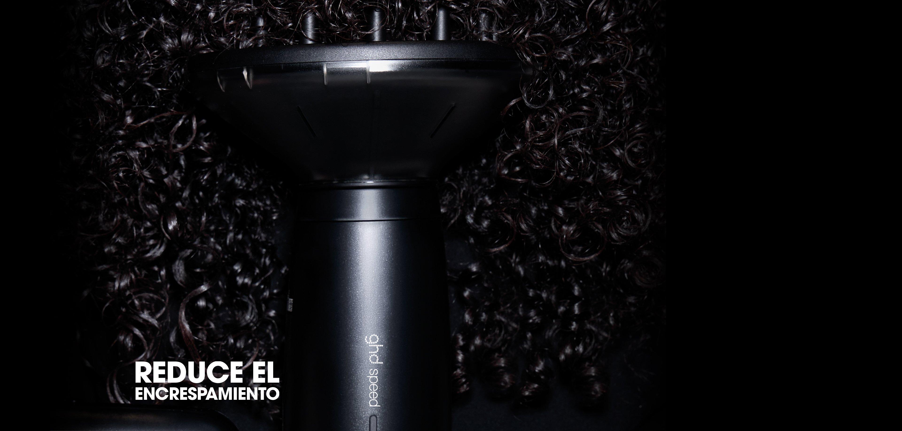 Kit ghd secador Speed negro con difusor para cabello rizado 